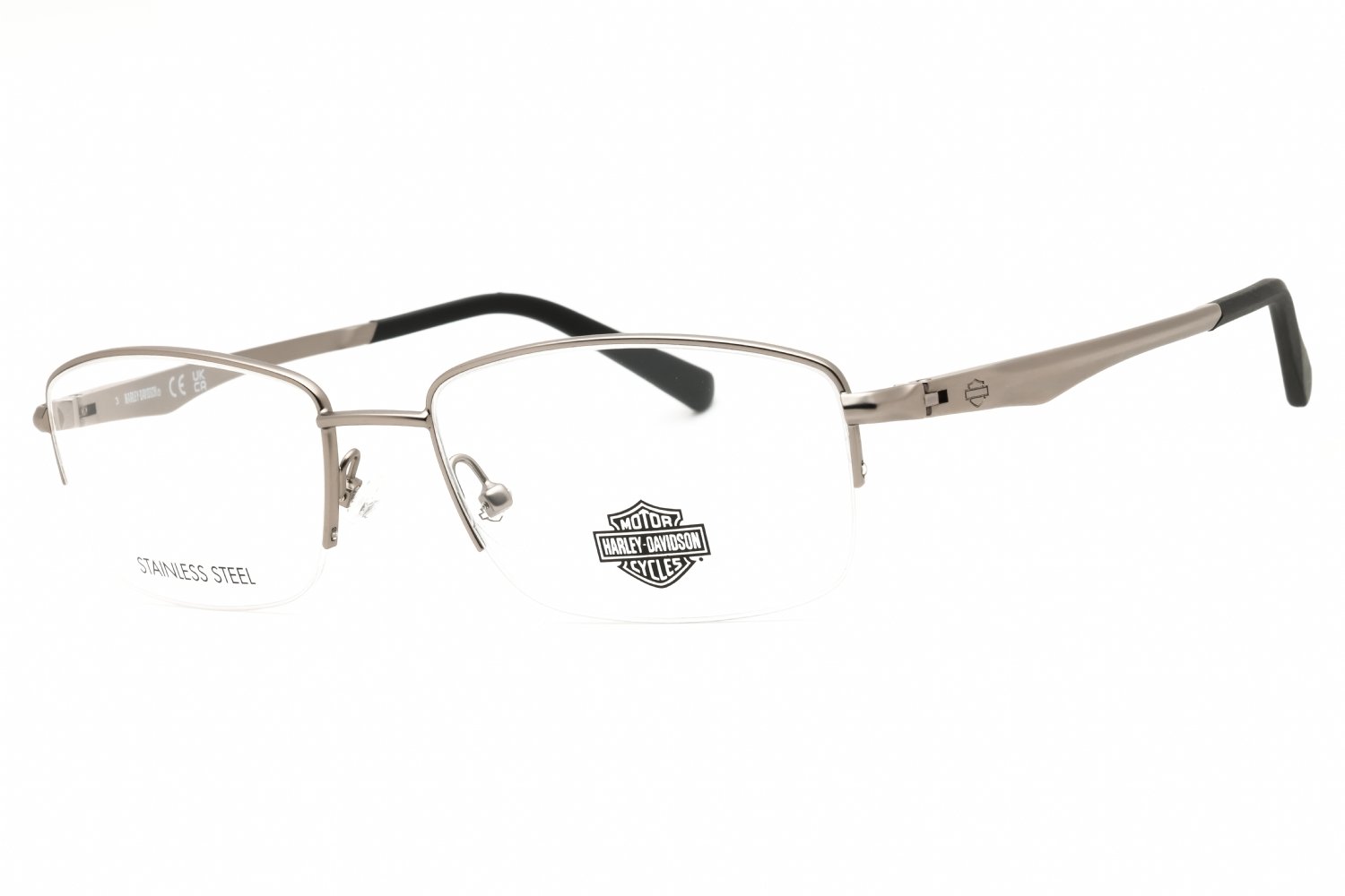 Harley Davidson HD50063 matte light nickeltin/clear demo lens 011 55X18X145