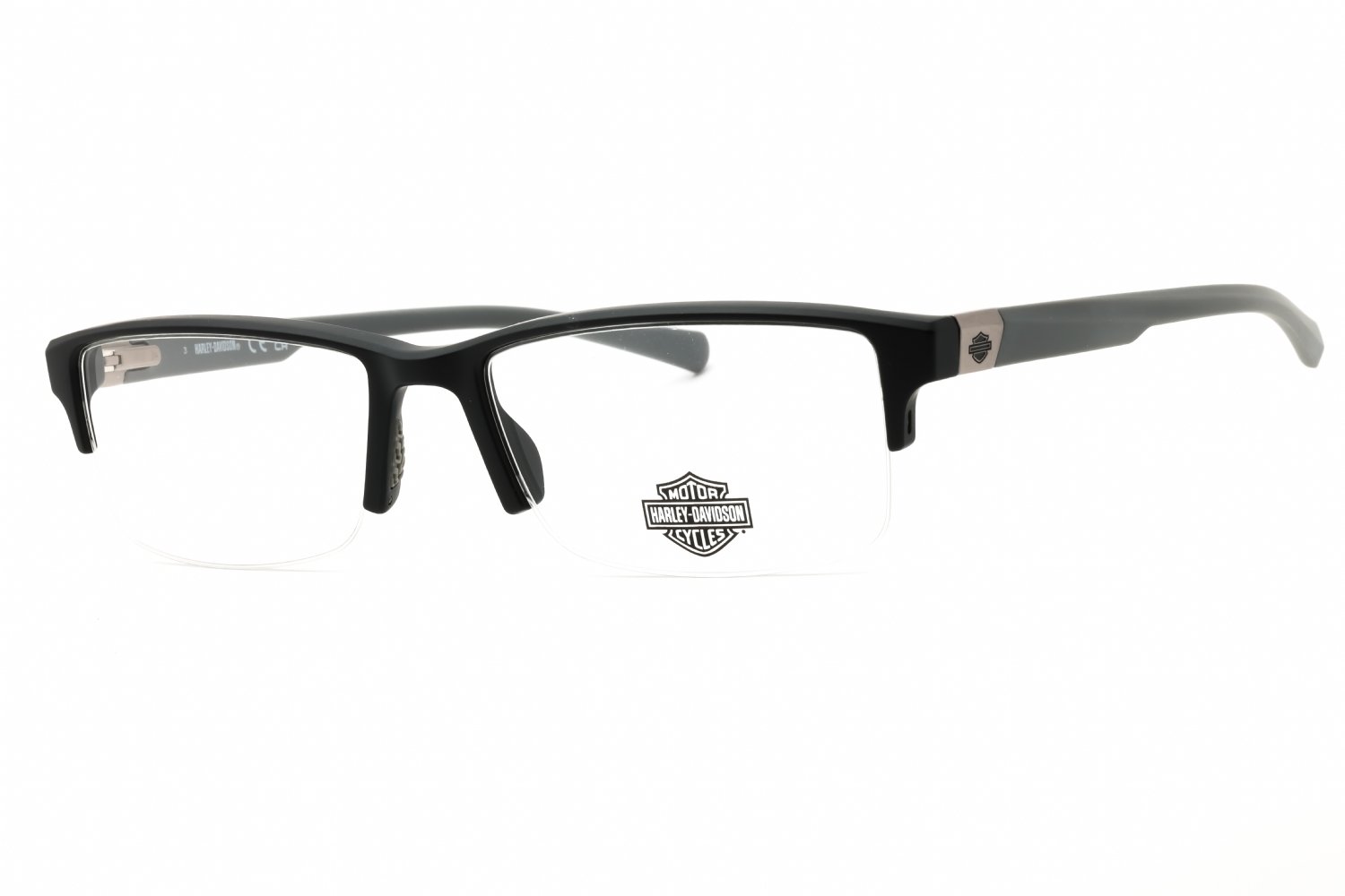 Harley Davidson HD50096 matte black/clear demo lens 002 56-18-145 MM