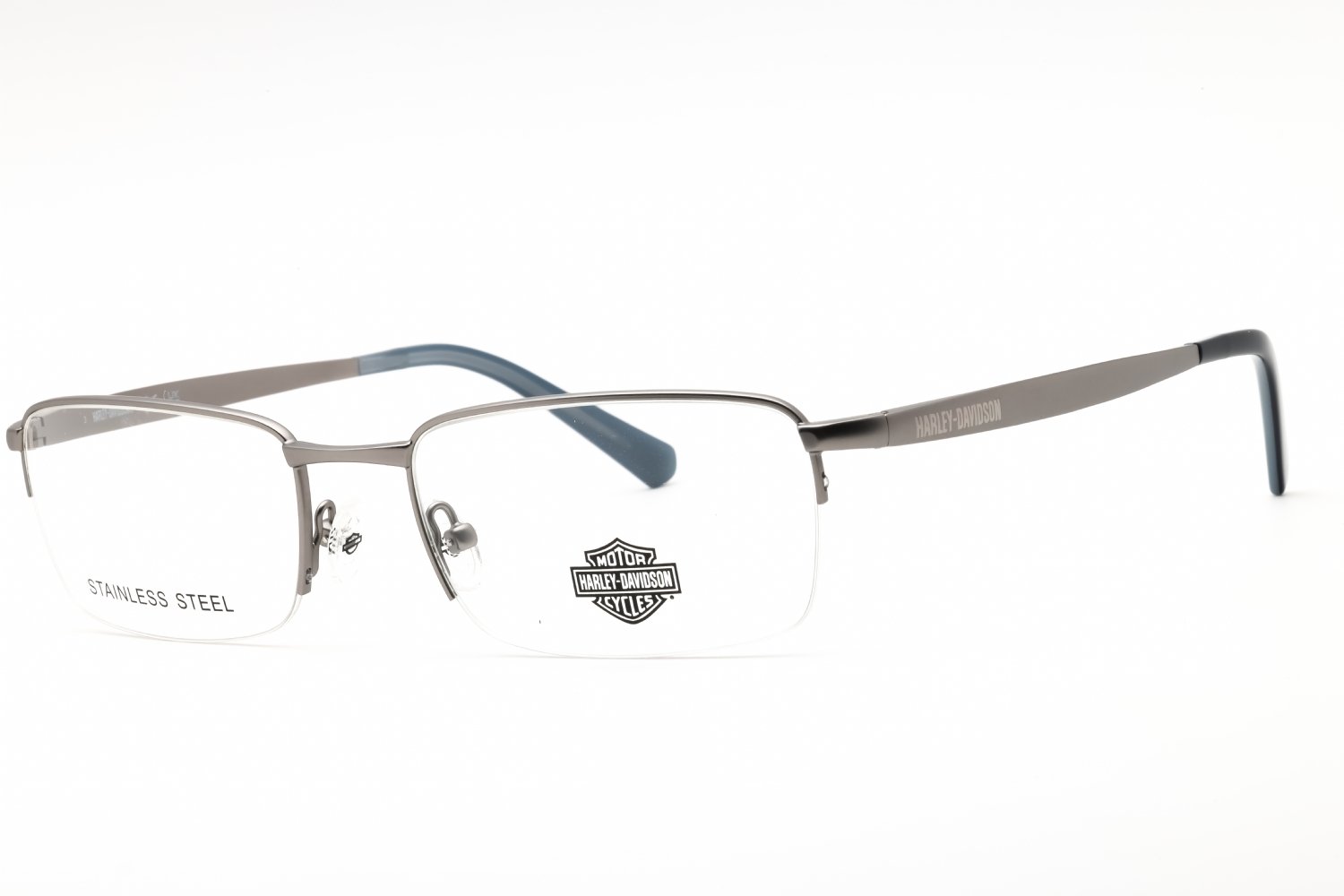 Harley Davidson HD50098 matte light nickeltin/clear demo lens 011 57-20-145 MM