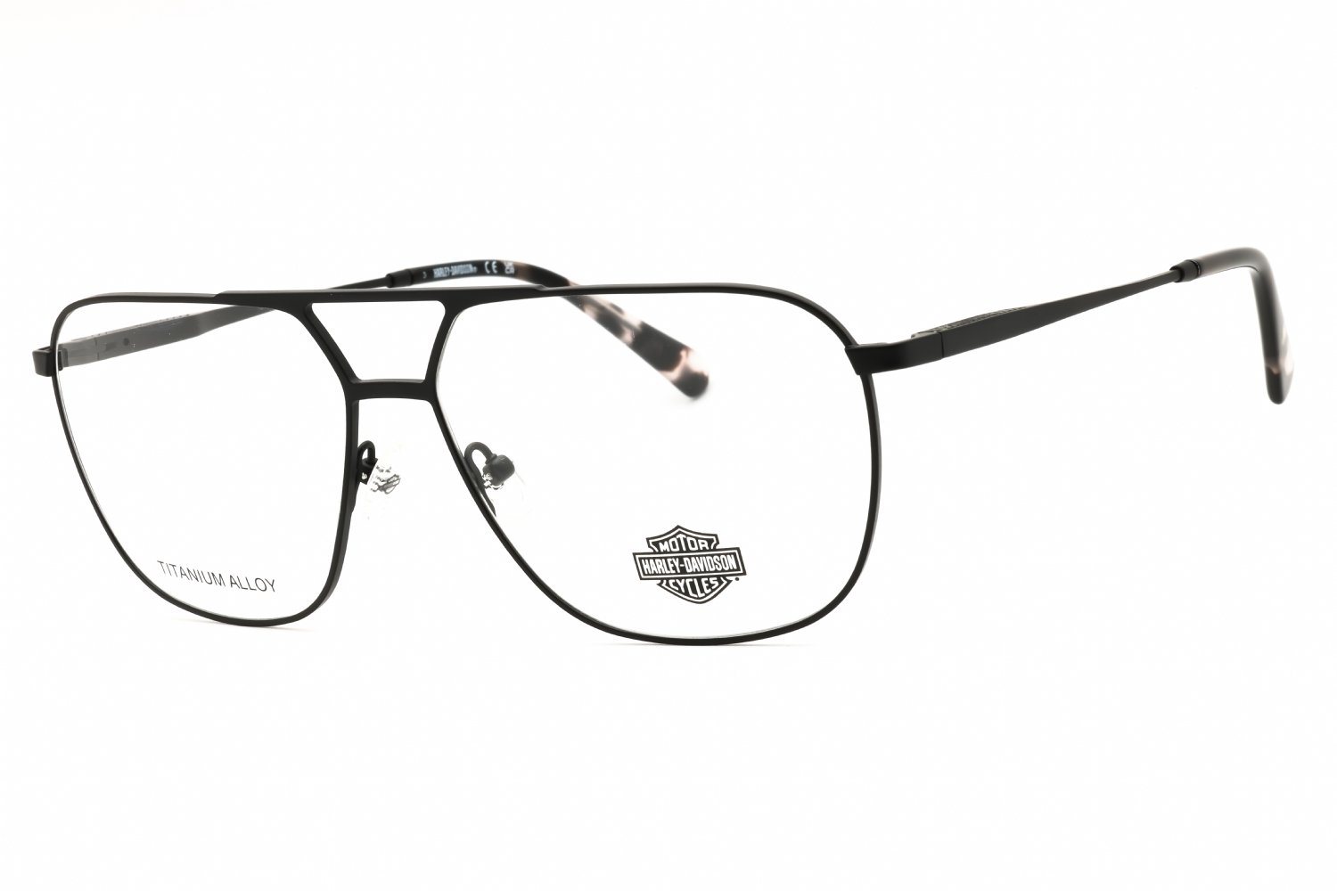 Harley Davidson HD50104 matte black/clear demo lens 002 60-14-145 MM