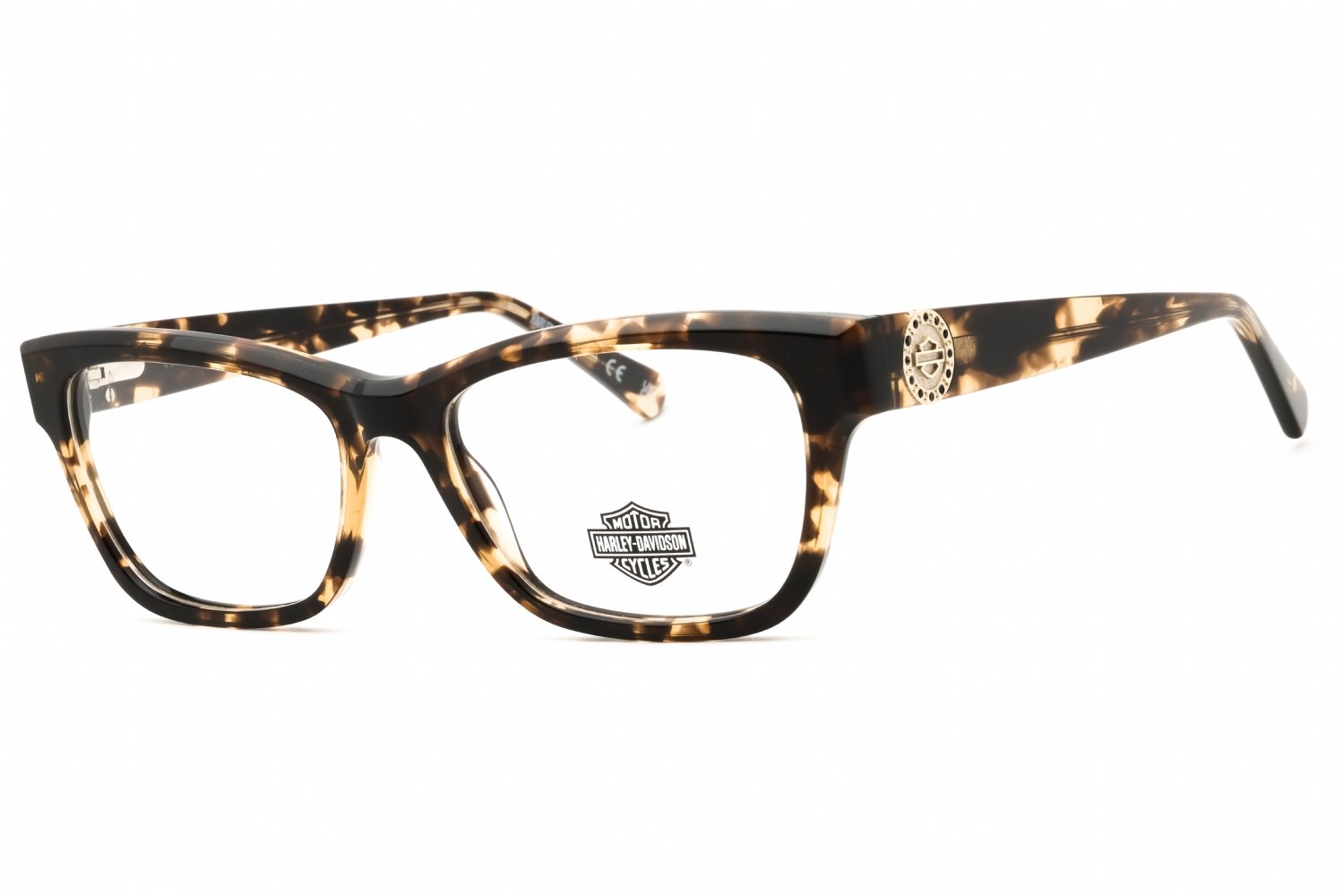 Harley Davidson HD50105 blonde havana/clear demo lens 053 53-16-140 MM