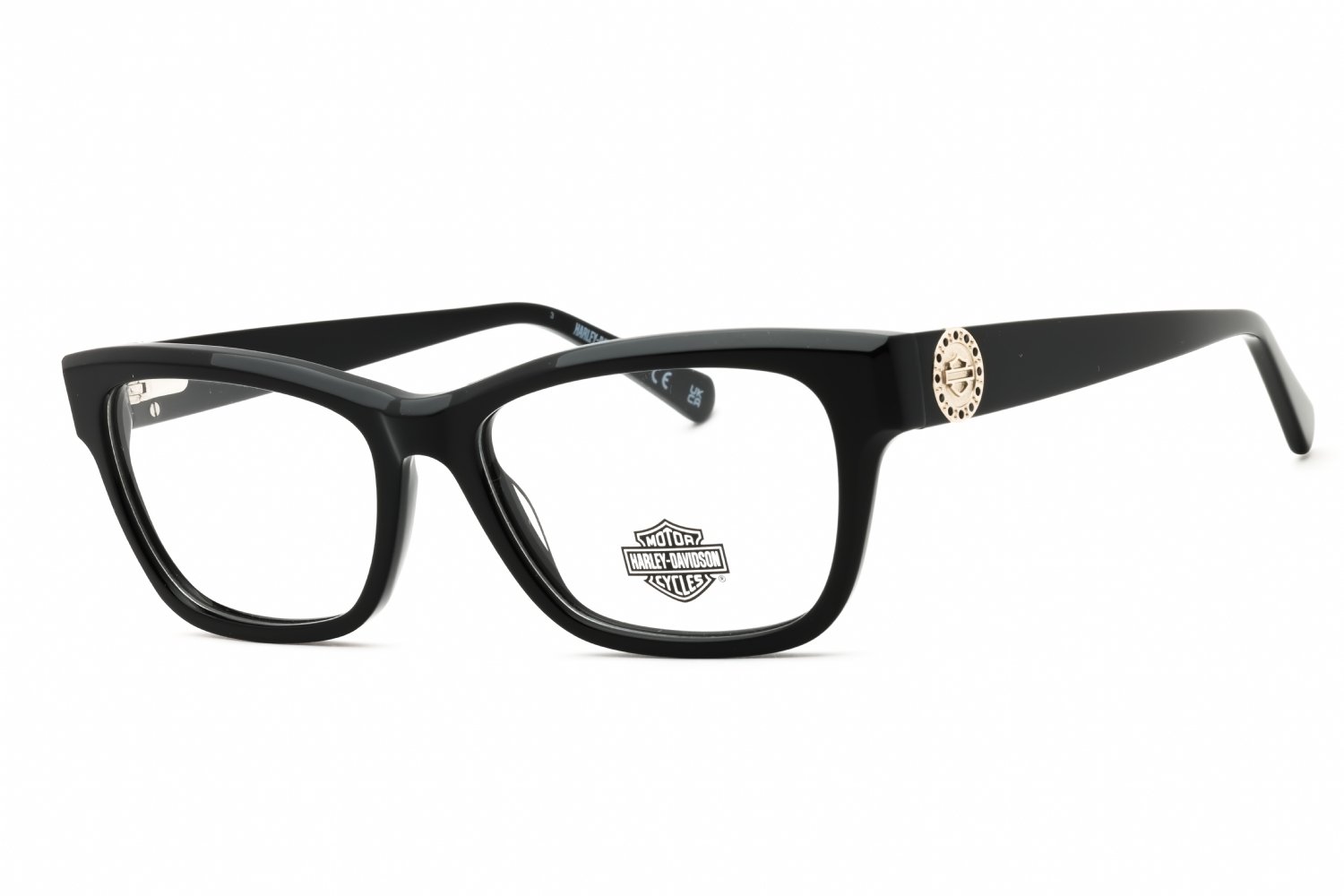 Harley Davidson HD50105 shiny black/clear demo lens 001 53X16X140