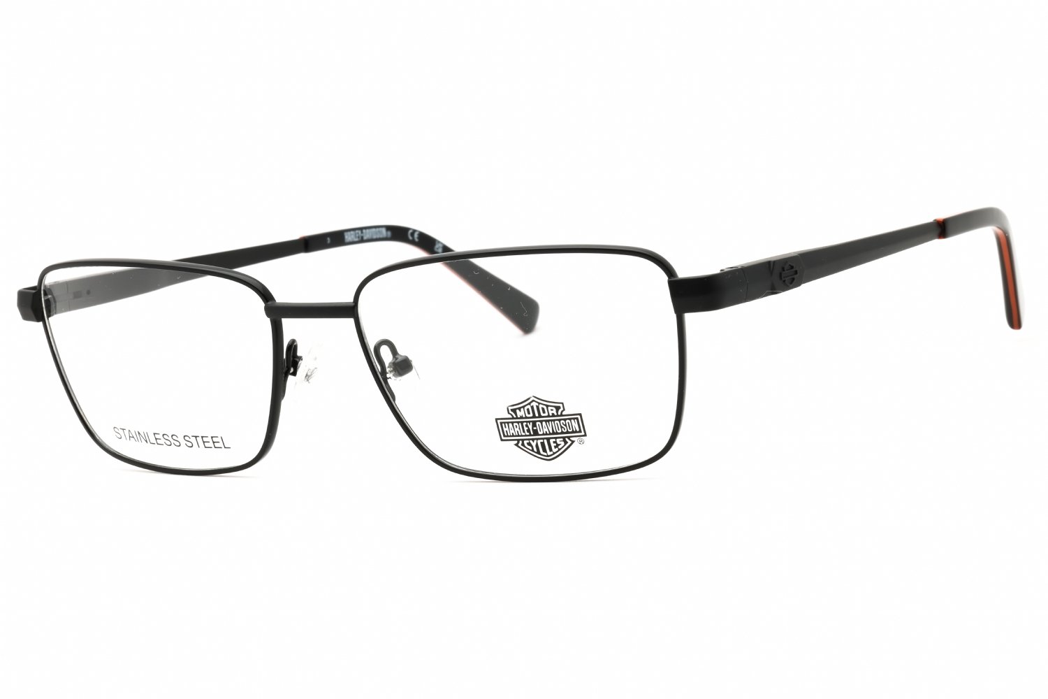 Harley Davidson HD50112 shiny black/clear demo lens 001 53-17-145 MM