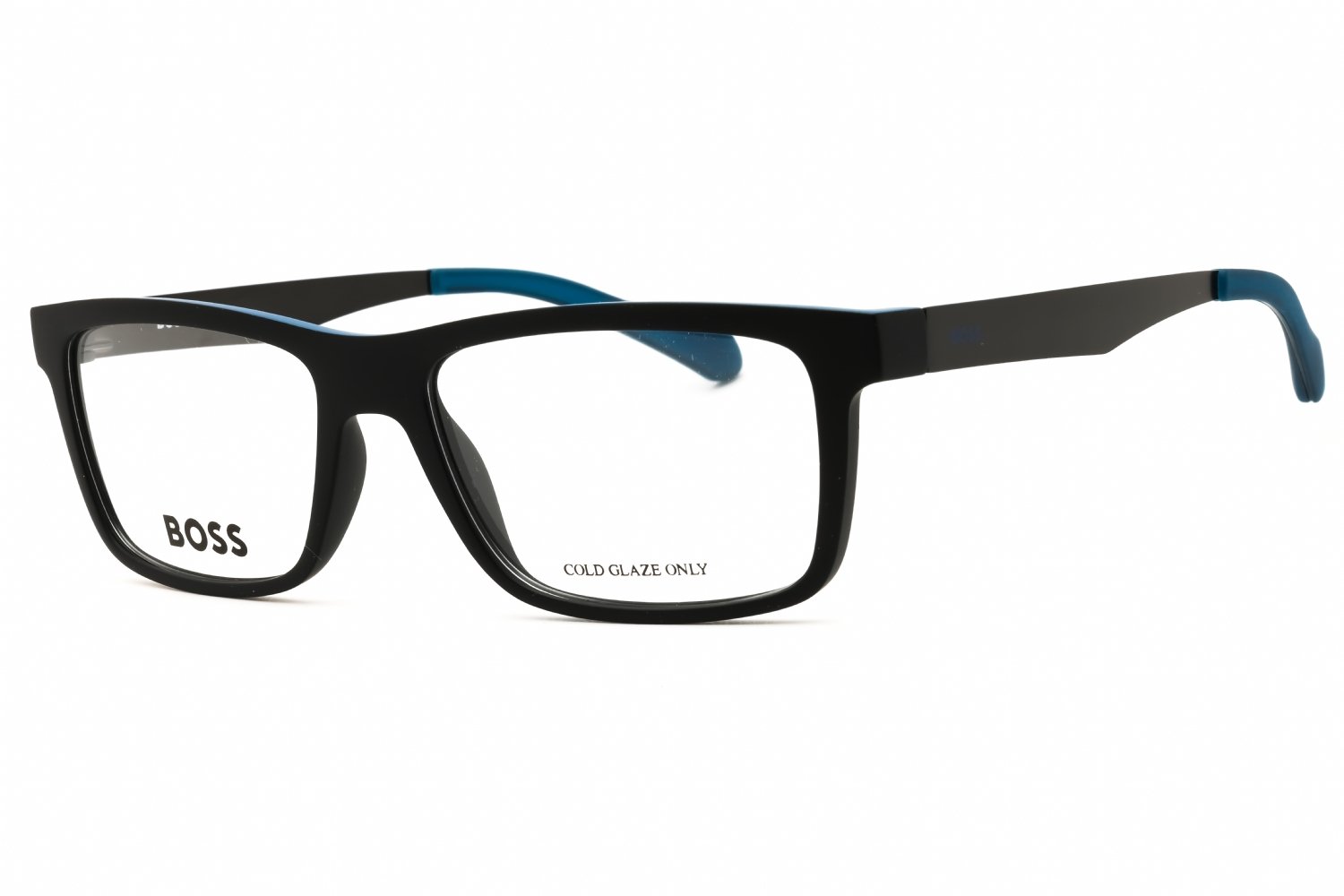Hugo Boss BOSS 0870 Matte Black Blue / clear demo lens 00N2 00 54X17X145