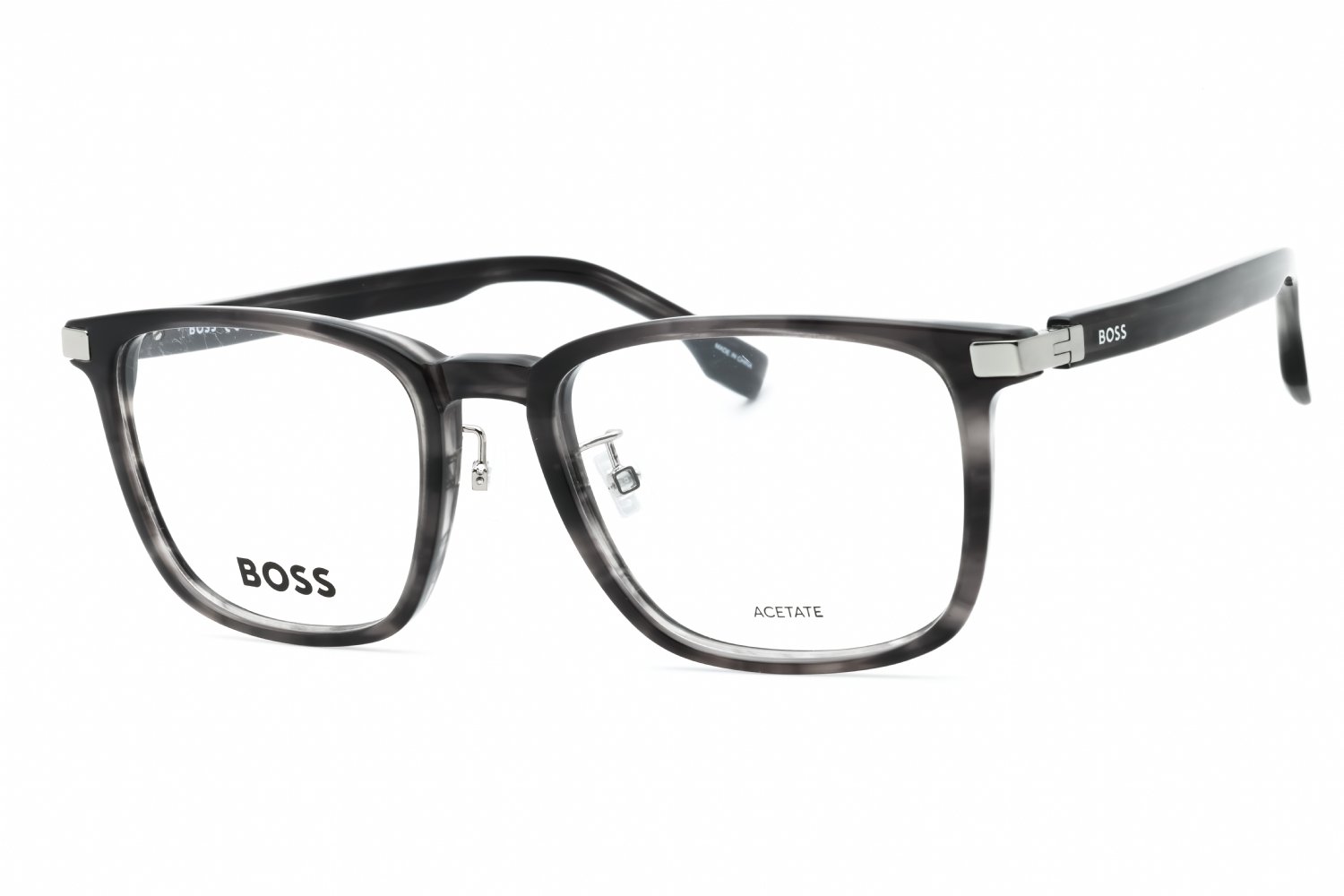 Hugo Boss BOSS 1408/F GREY HORN/Clear demo lens 02W8 00 54-19-145 MM