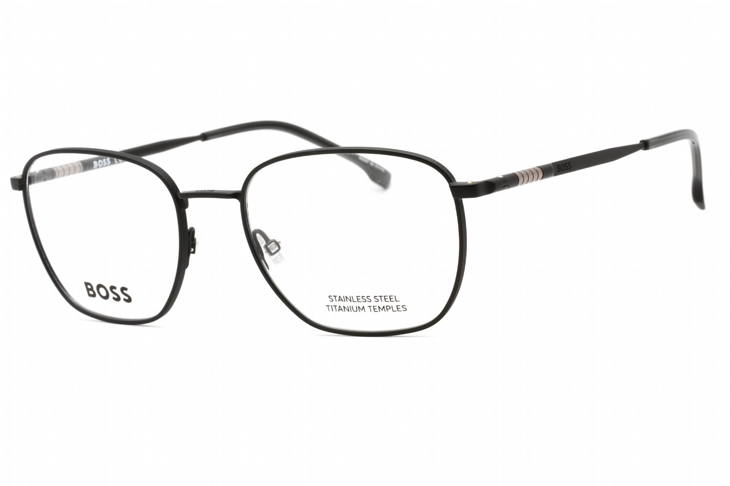 Hugo Boss BOSS 1415 Matte Black/Clear demo lens 0003 00 55-19-145 MM