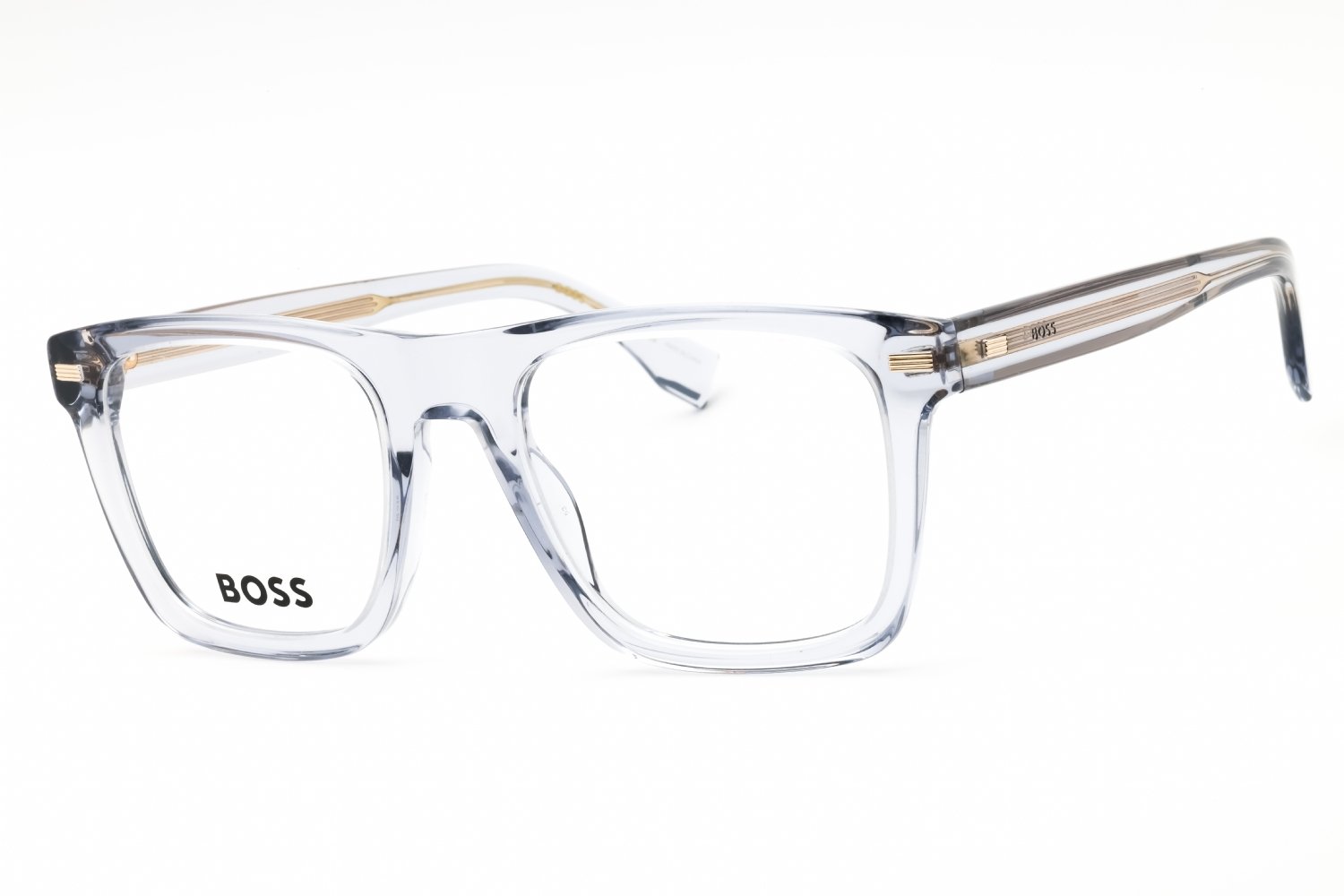 Hugo Boss BOSS 1445 GREY/Clear demo lens 0KB7 00 52-20-145 MM