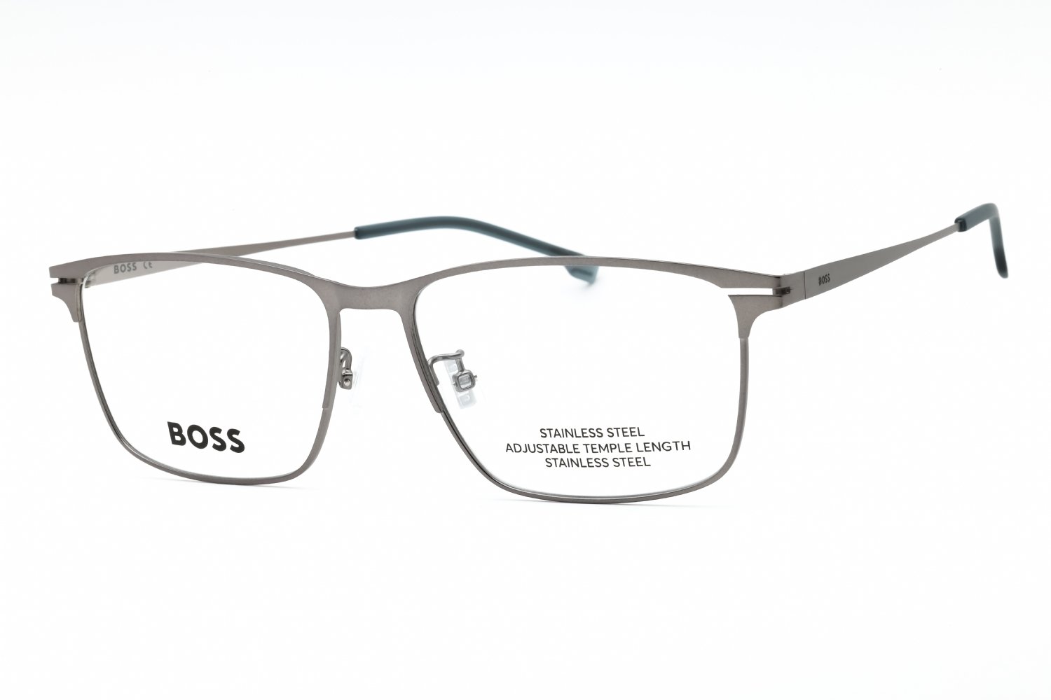 Hugo Boss BOSS 1467/F MT DK RUTHENIUM/Clear demo lens 0R80 00 57-15-150 MM