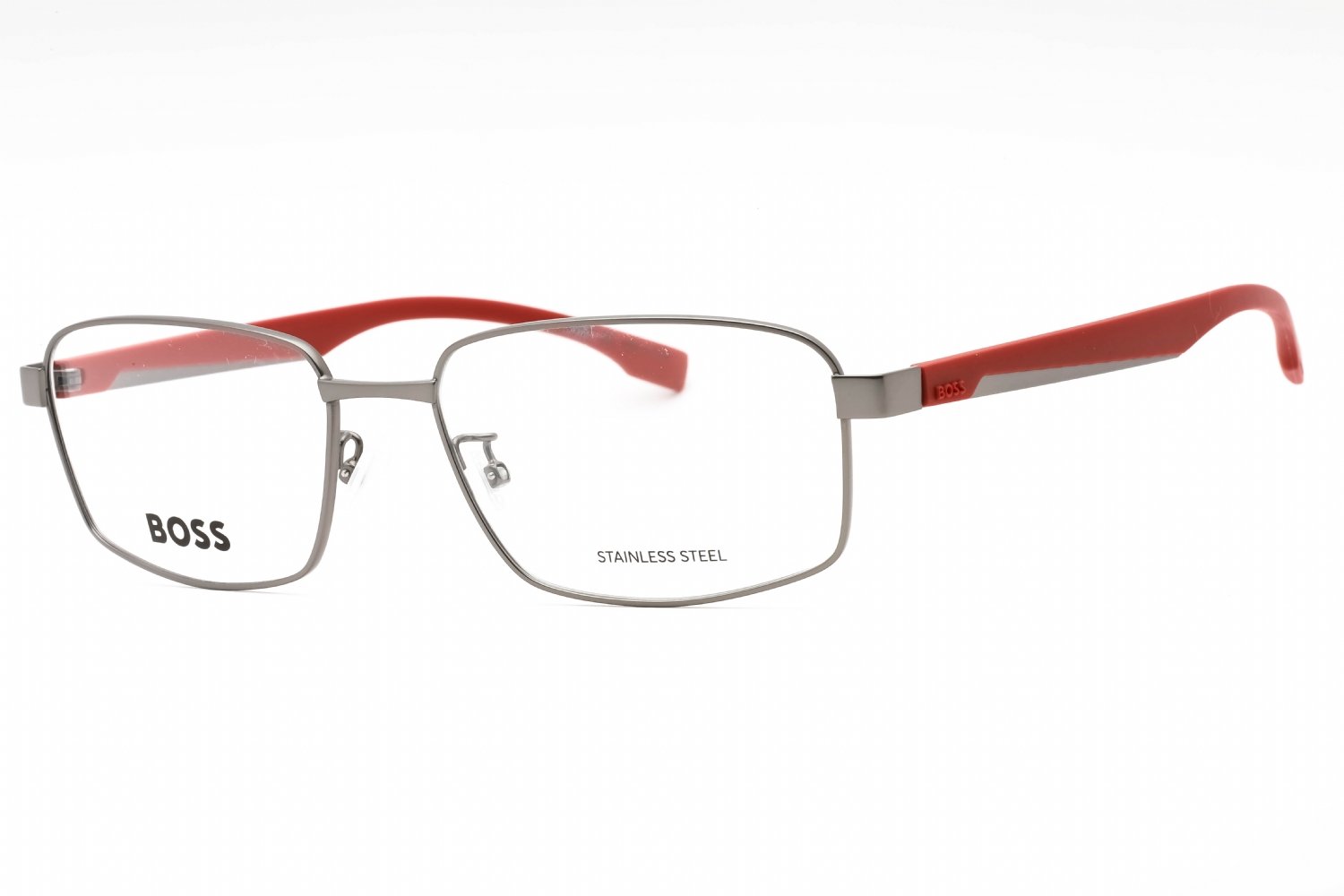 Hugo Boss BOSS 1470/F MT DK RUTHENIUM/Clear demo lens 0R80 00 57-17-150 MM
