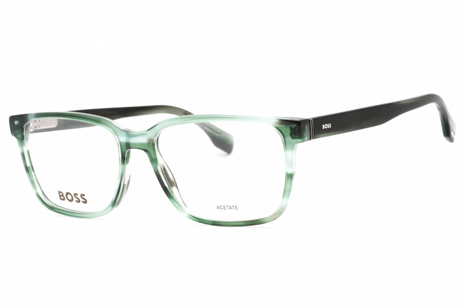 Hugo Boss BOSS 1517 GREEN HORN/Clear demo lens 06AK 00 57-17-145 MM