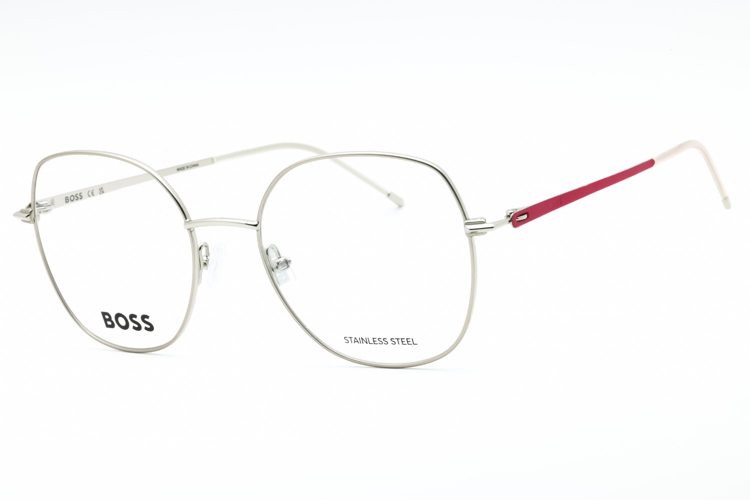 Hugo Boss BOSS 1529 Silver Pink  / Clear Lens 0AVB 00 52-19-140 MM