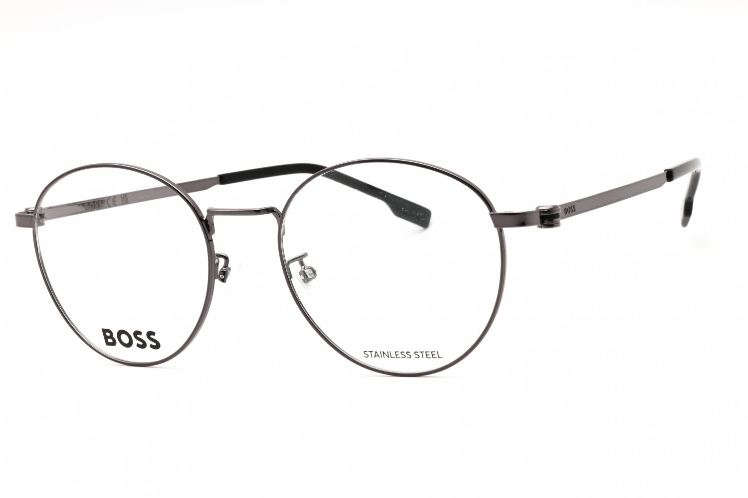 Hugo Boss BOSS 1539/F DARK RUTHENIUM BLACK/clear demo lens 0V81 00 52-19-145 MM
