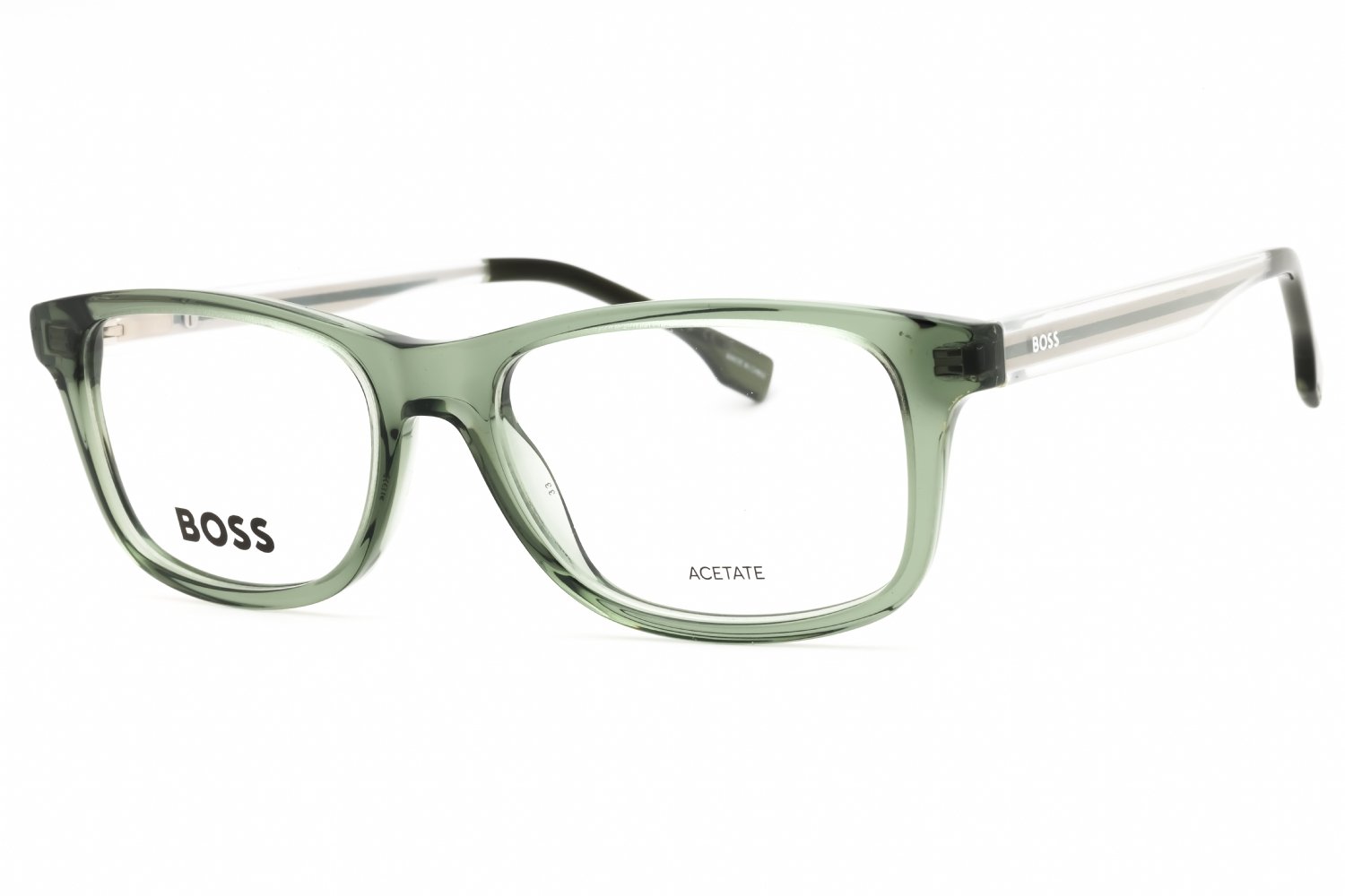 Hugo Boss BOSS 1547 Transparent Olive Green/Clear demo lens 0B59 00 51-16-130 MM
