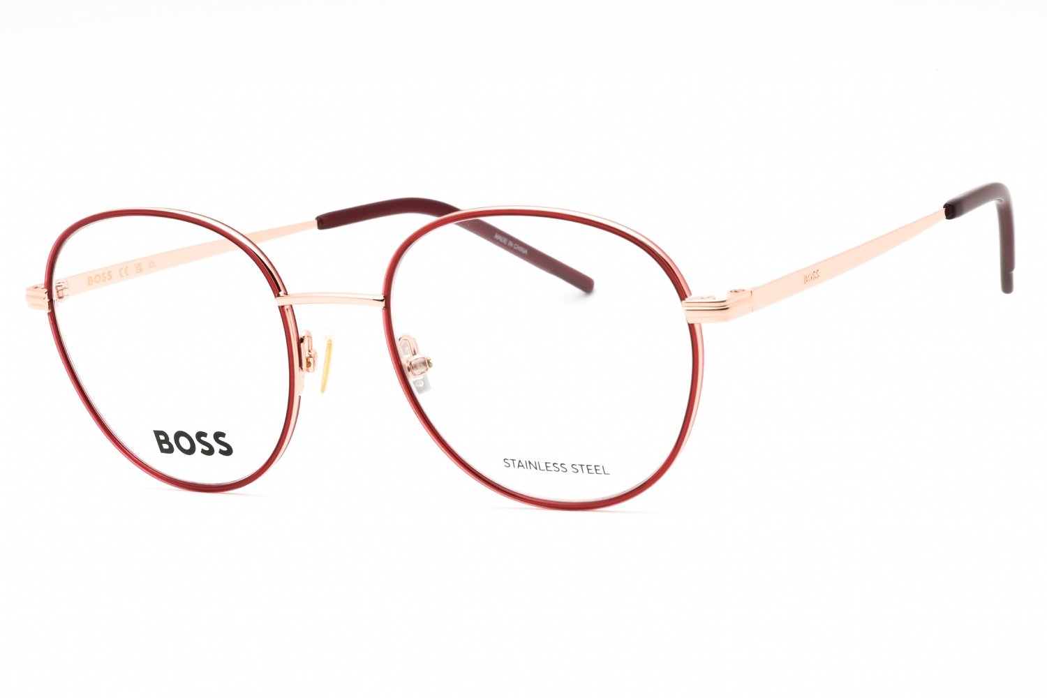 Hugo Boss BOSS 1594 GOLD RED G/Clear demo lens 0Y11 00 51-20-140 MM