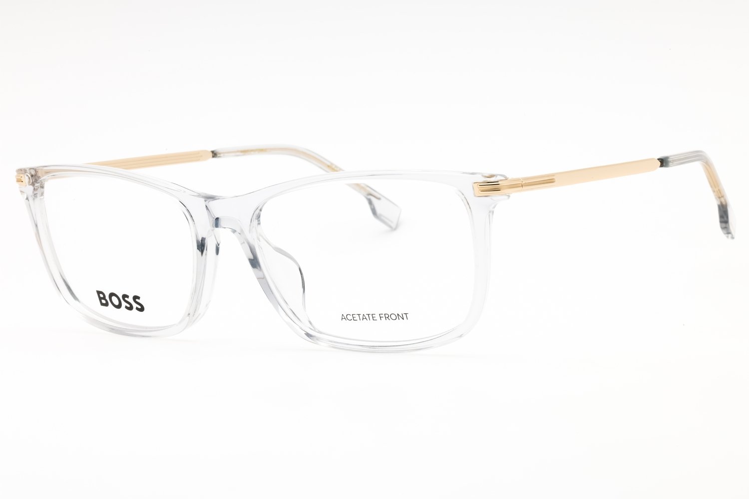 Hugo Boss BOSS 1614/F Transparent Dark Grey/Clear demo lens 0FT3 00 56-17-145 MM