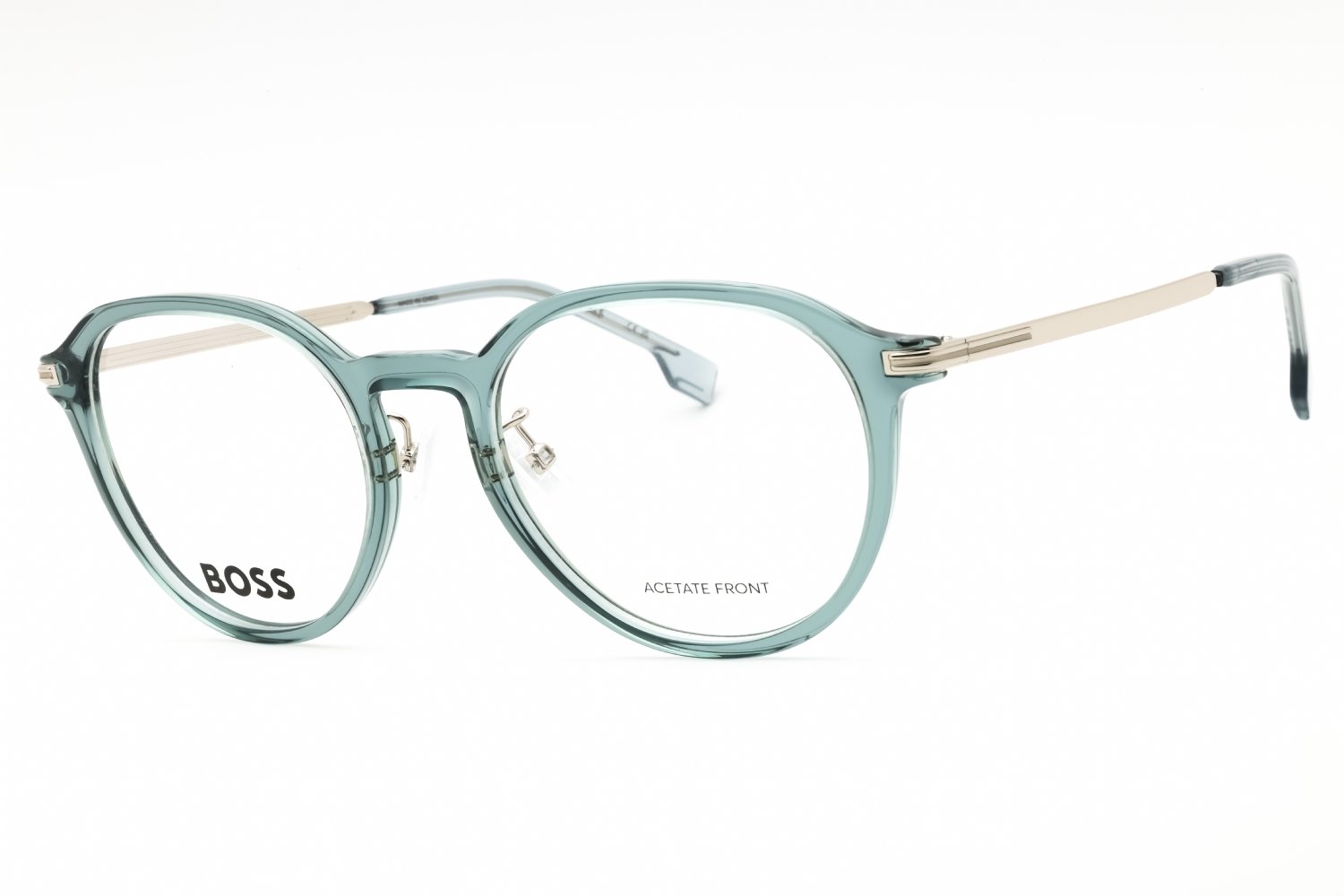 Hugo Boss BOSS 1615/F BLUE SILVER/Clear demo lens 0B88 00 52-20-145 MM