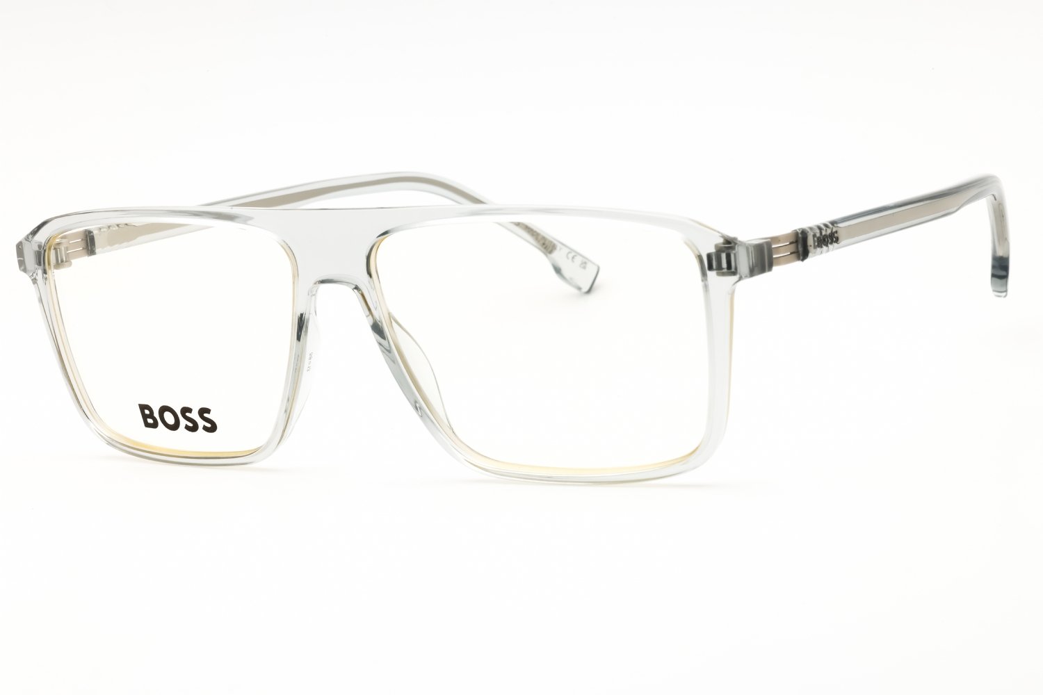 Hugo Boss BOSS 1636 GREY/Clear demo lens 0KB7 00 56-13-150 MM