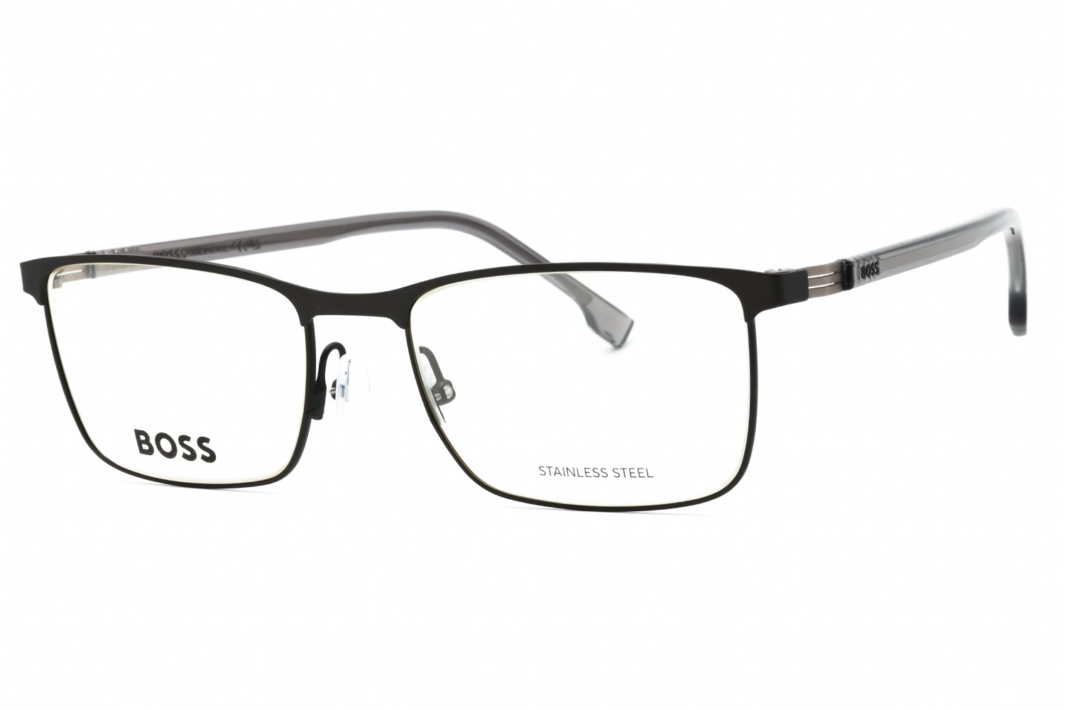 Hugo Boss BOSS 1637 MT RUT BLACK/Clear demo lens 0SVK 00 54-18-150 MM