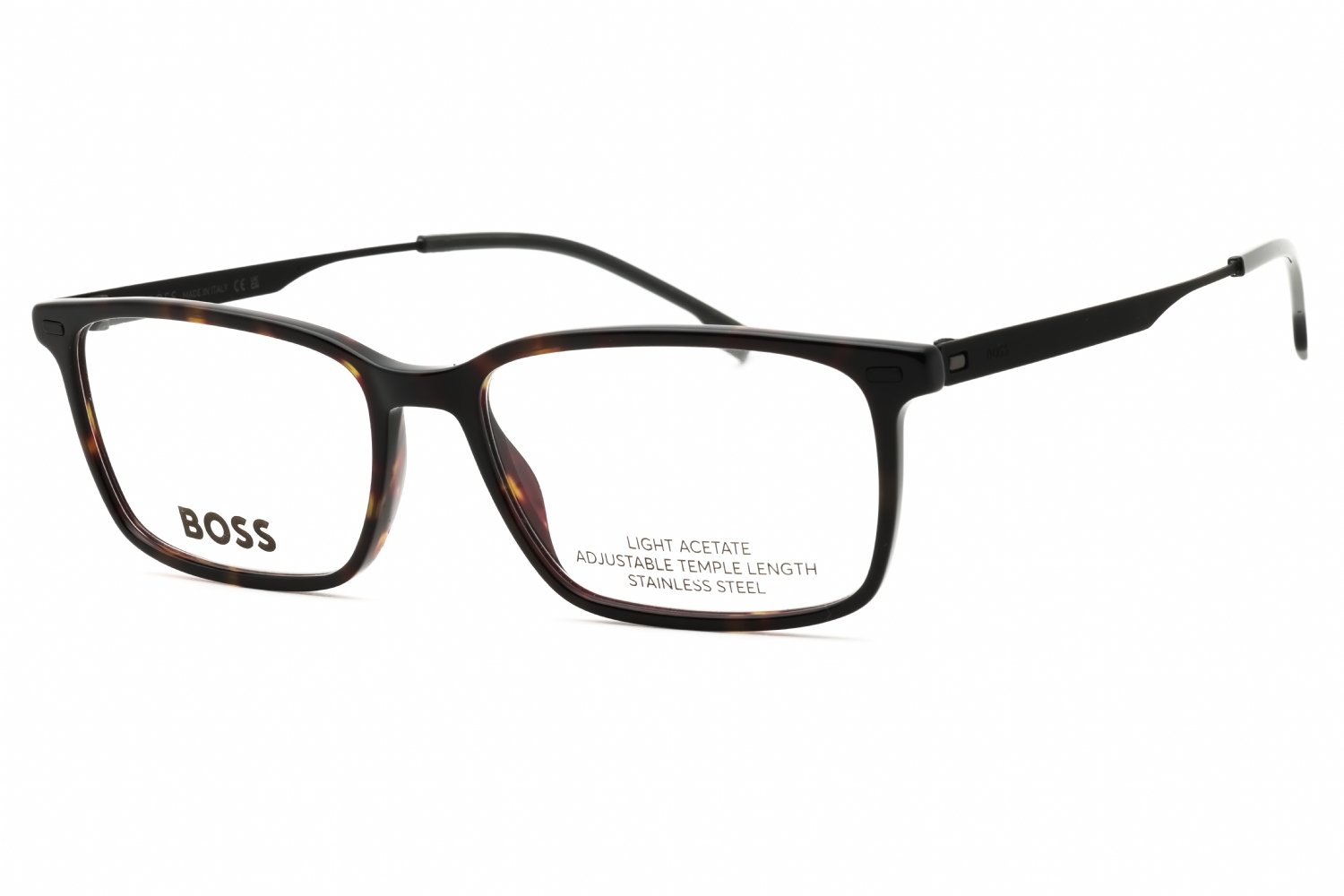 Hugo Boss BOSS 1643 HVN MTBLK/Clear demo lens 02OS 00 53-16-150 MM