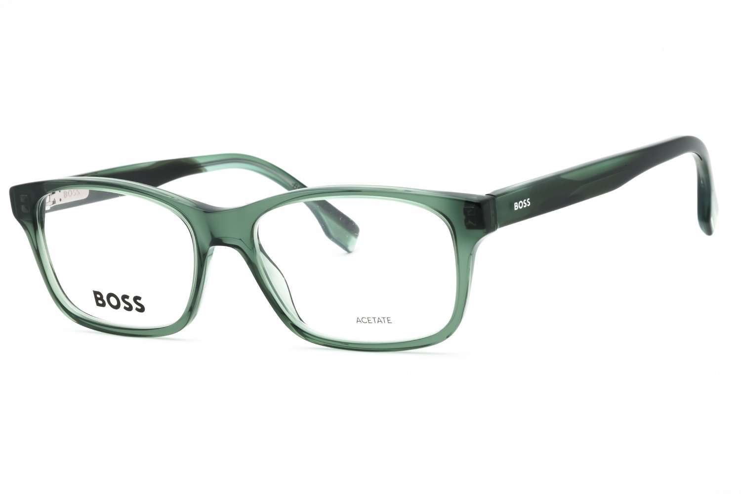 Hugo Boss BOSS 1645 GREEN HORN/Clear demo lens 06AK 00 54-17-145 MM
