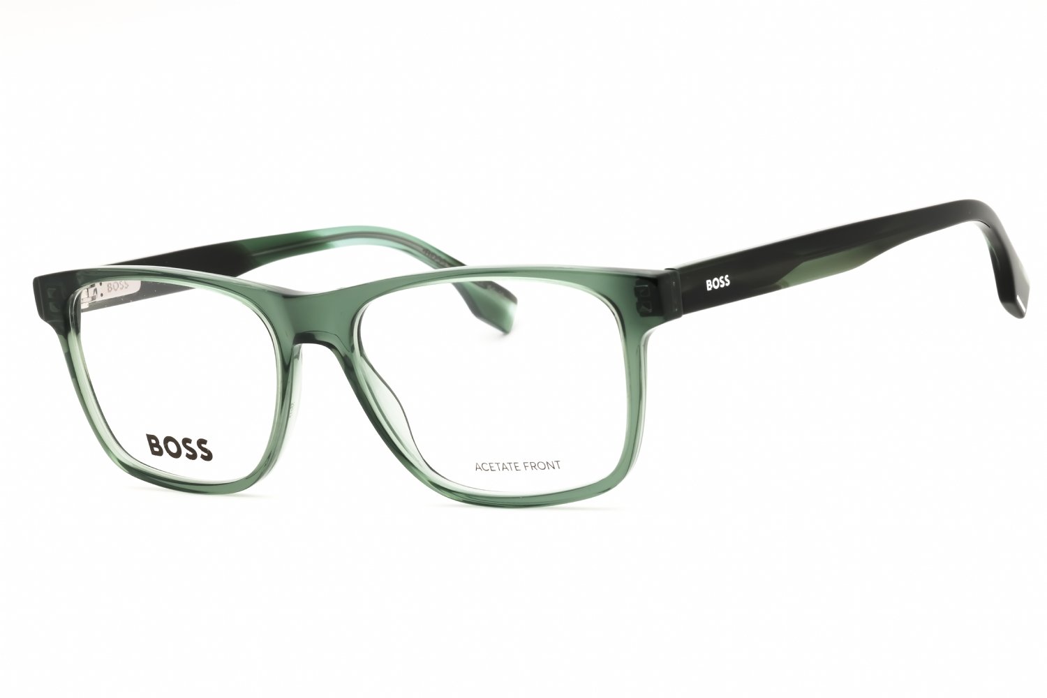 Hugo Boss BOSS 1646 GREEN HORN/clear demo lens 06AK 00 55-17-145 MM