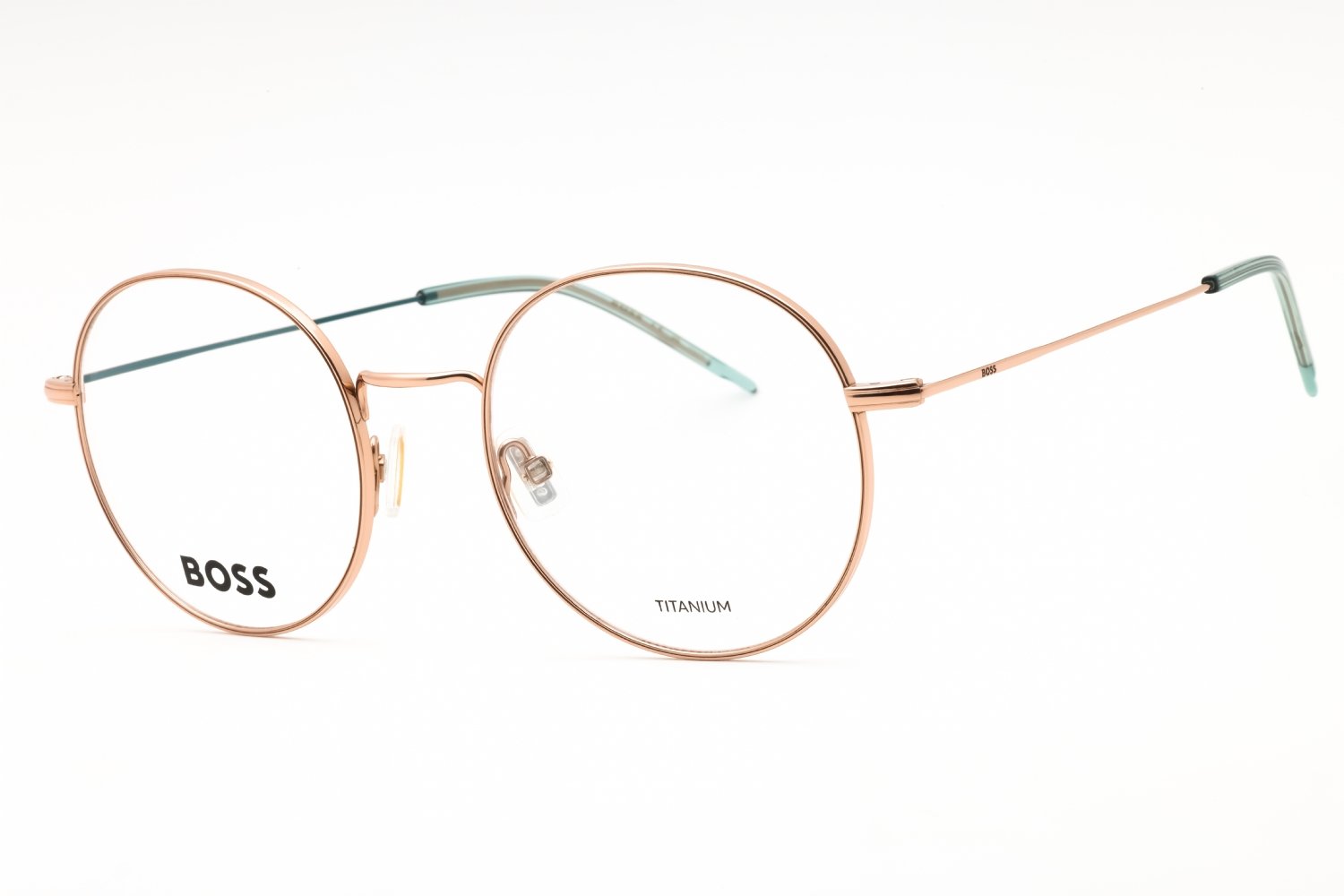 Hugo Boss BOSS 1665 GOLD TEAL/Clear demo lens 0OGA 00 51-20-145 MM