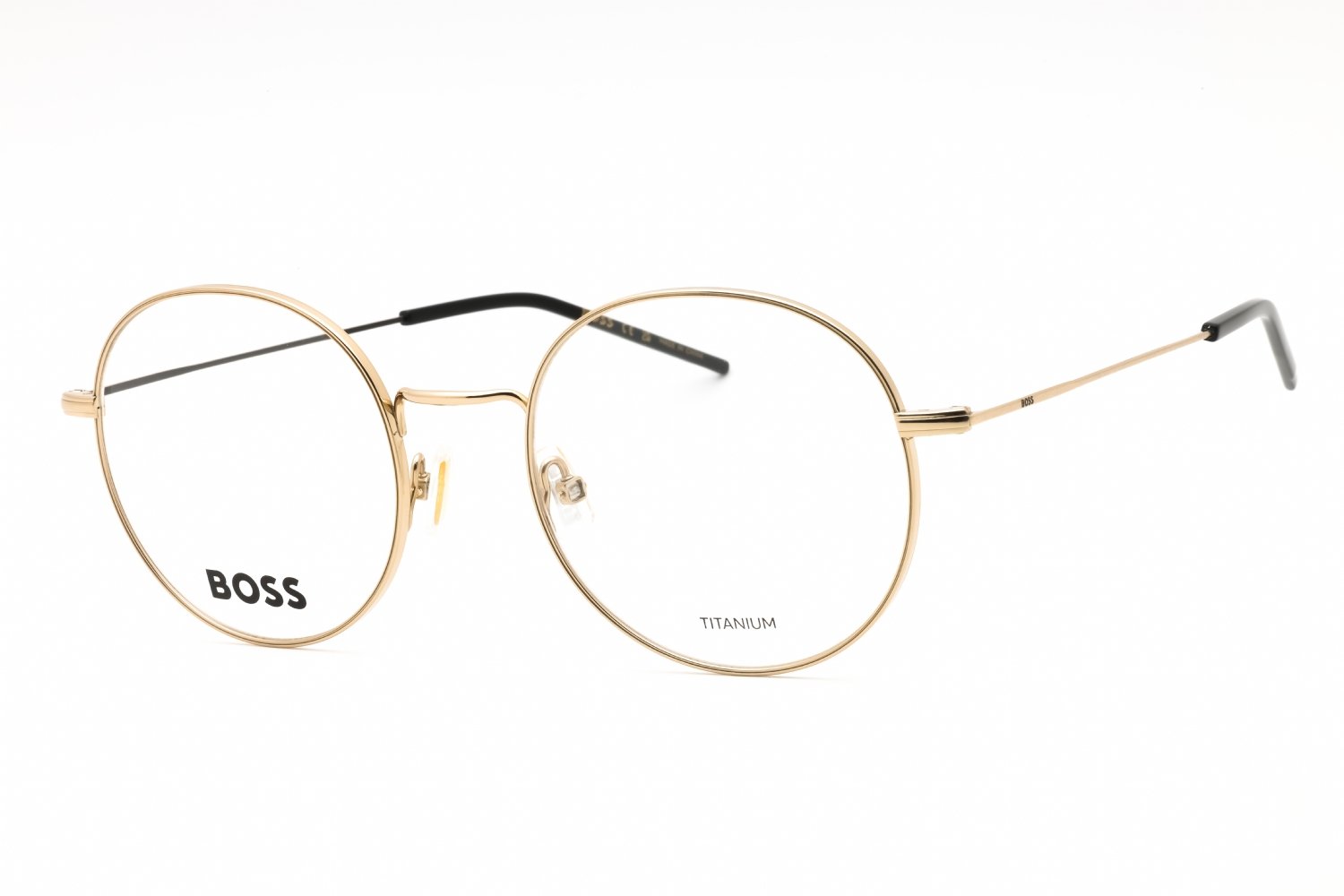 Hugo Boss BOSS 1665 Gold Black/Clear demo lens 0RHL 00 51-20-145 MM