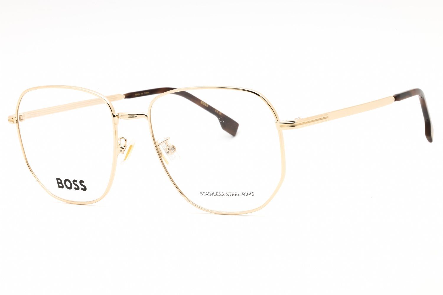 Hugo Boss BOSS 1672/F Gold/Clear demo lens 0J5G 00 56-18-145 MM