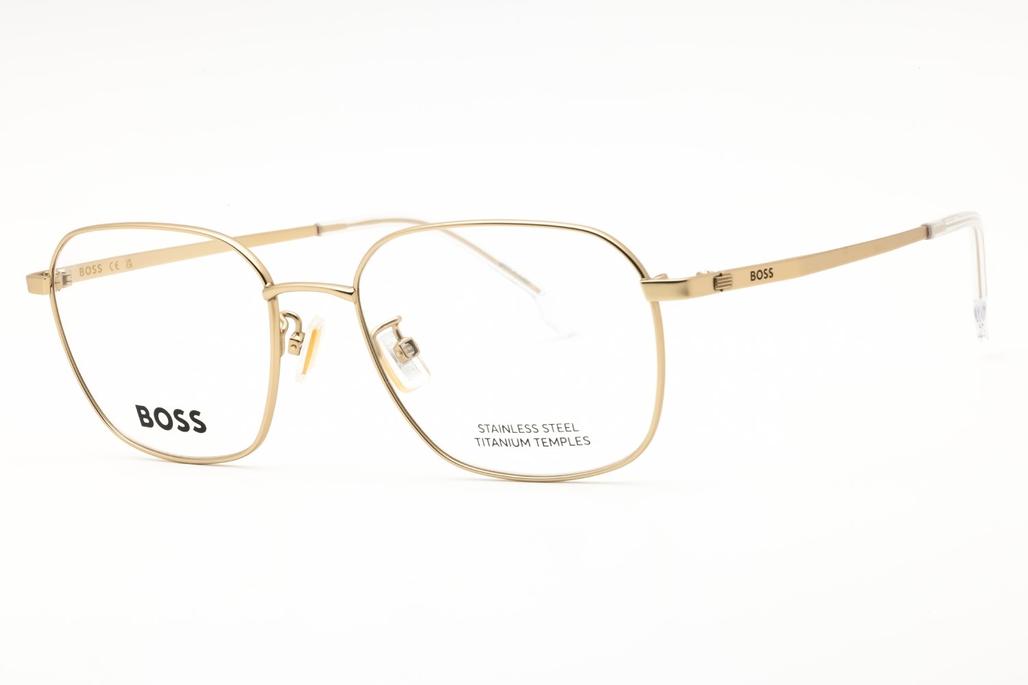 Hugo Boss BOSS 1674/F Matte Gold/clear demo lens 0AOZ 00 53X18X145