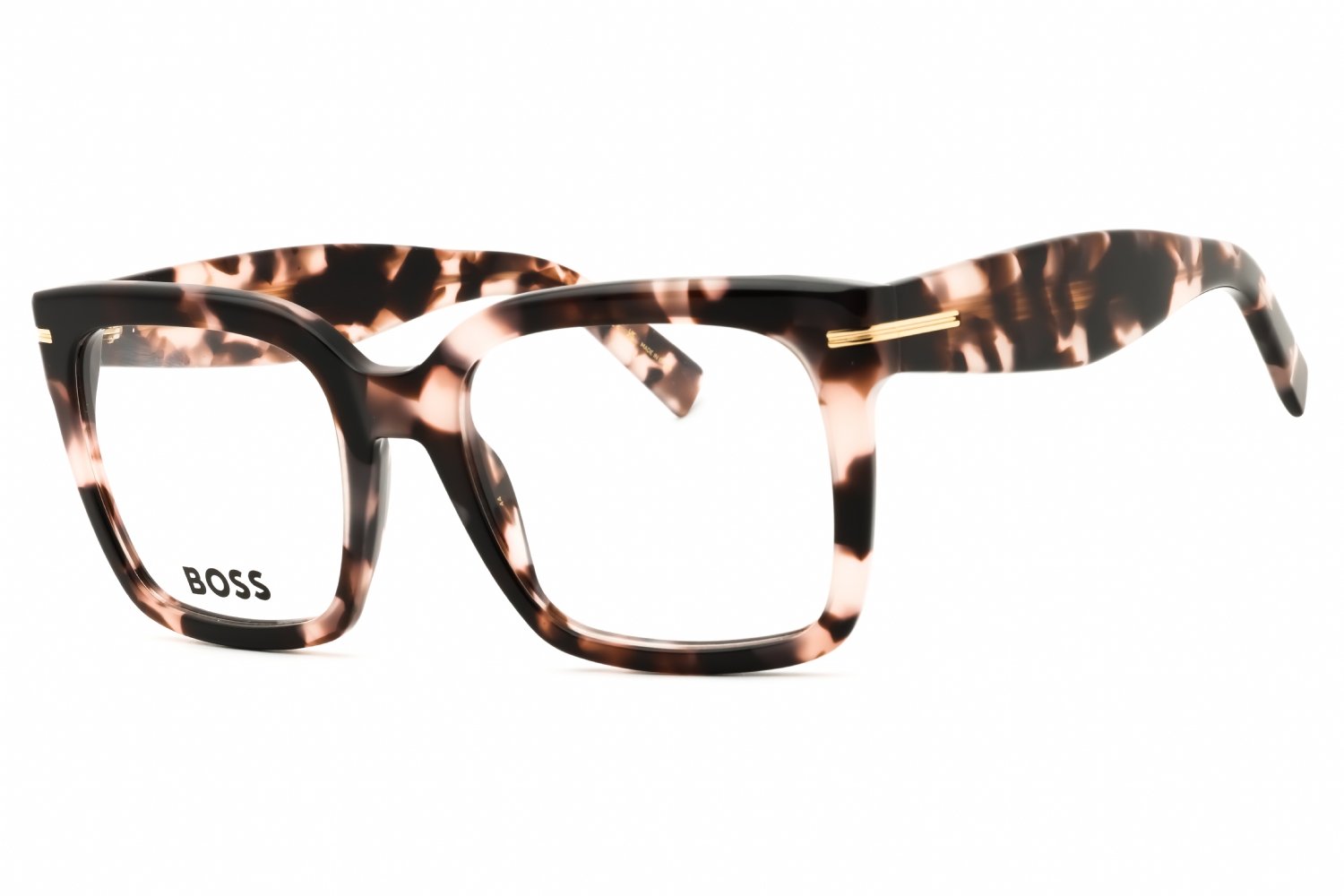Hugo Boss BOSS 1733 PINK HAVANA/clear demo lens 0HT8 00 53X19X145