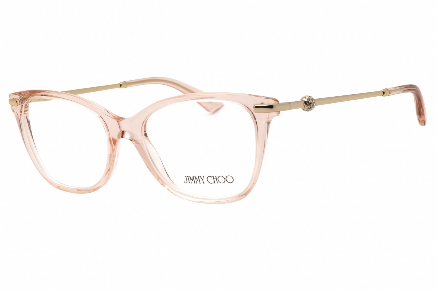 Jimmy Choo 0JC3007HB Transparent Pink/Clear demo lens 5034 52X17X140