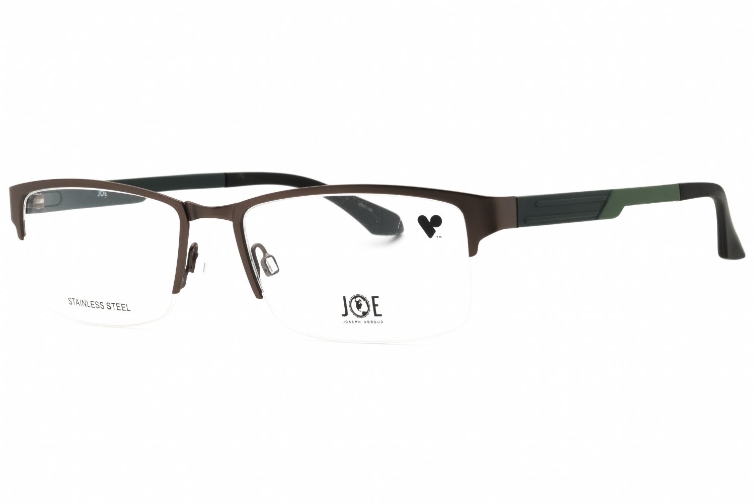Joe optical JOE4070 GUNMETAL/Clear demo lens 033 56-17-145 MM