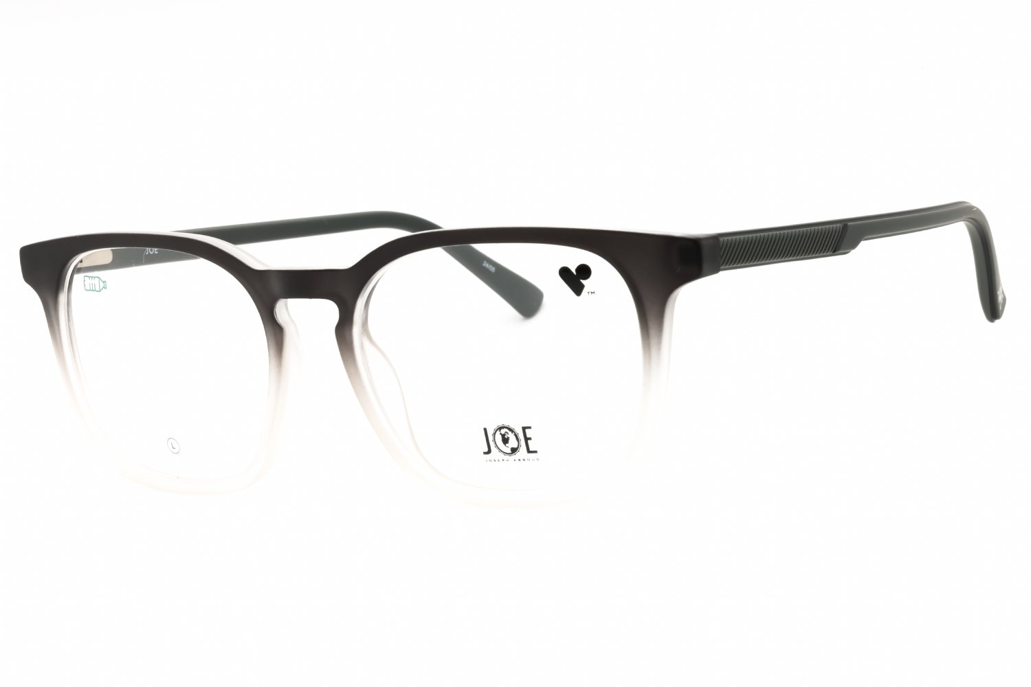 Joe optical JOE4110 SMOKE GRADIENT/clear demo lens 036 53-17-145 MM