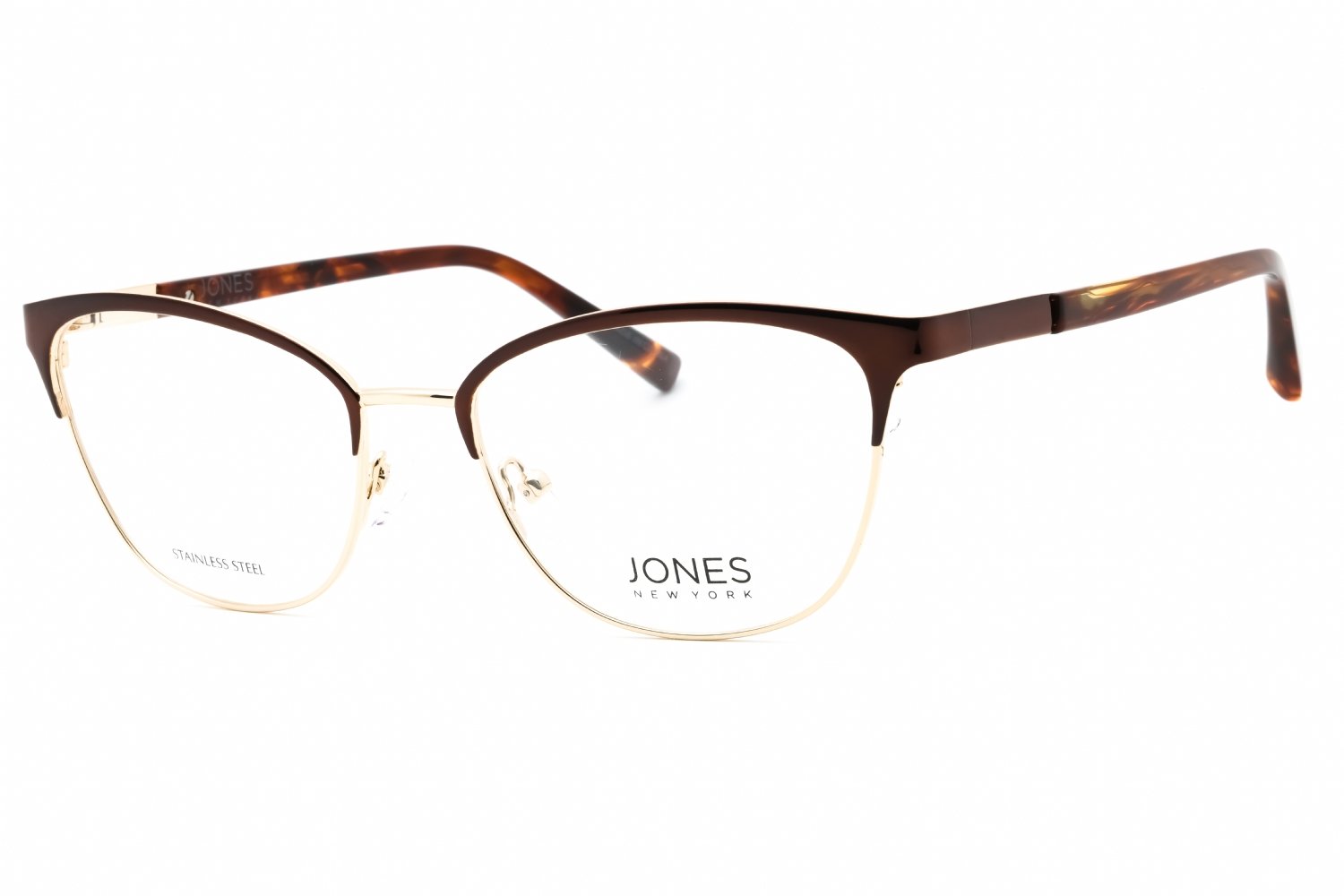 Jones New York J486 Brown / Clear Lens 0BRO 53-17-135 MM