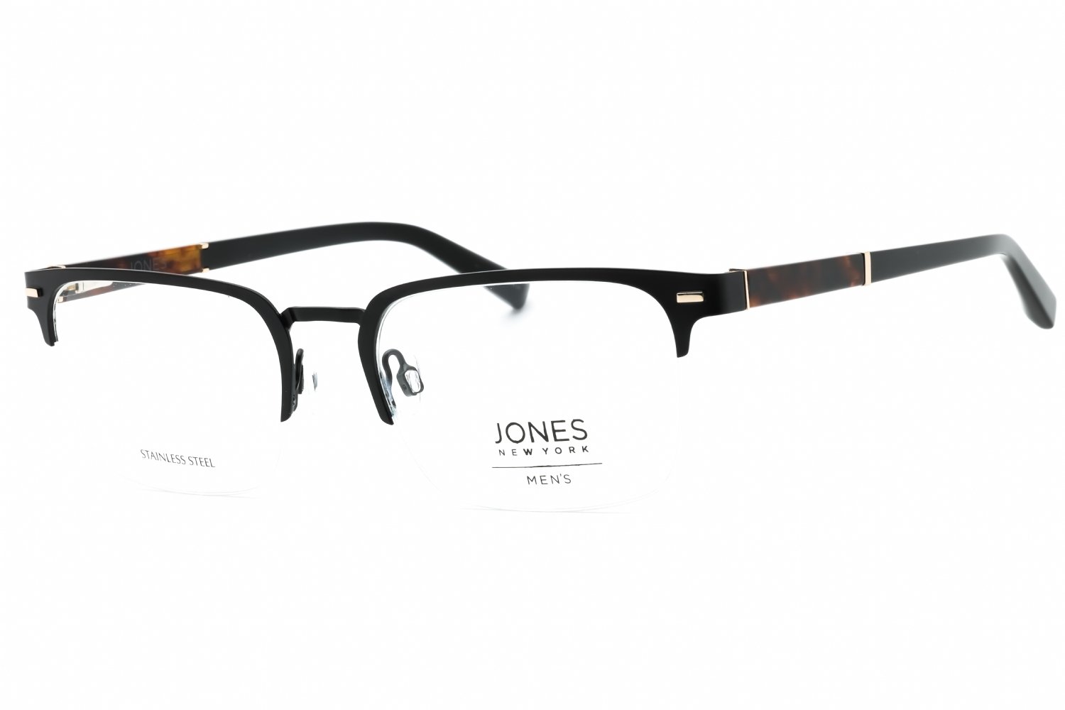 Jones New York VJOM376 Black / Clear Lens 0BLA 52X18X0