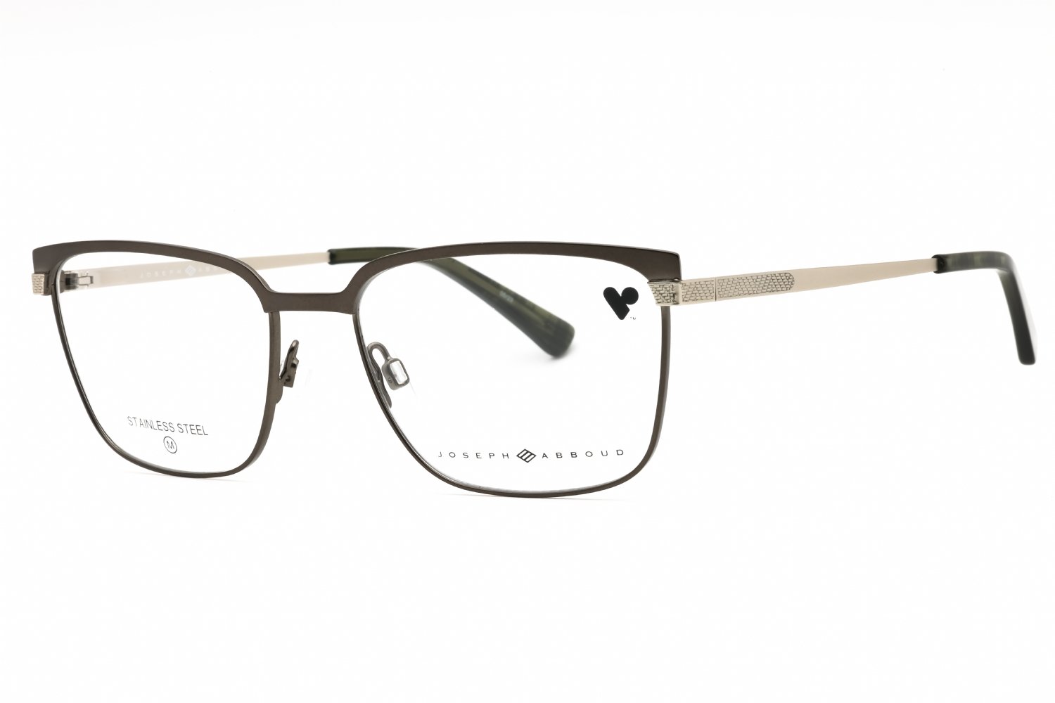 Joseph Abboud JA4111 GUNMETAL/clear demo lens 033 53-17-140 MM