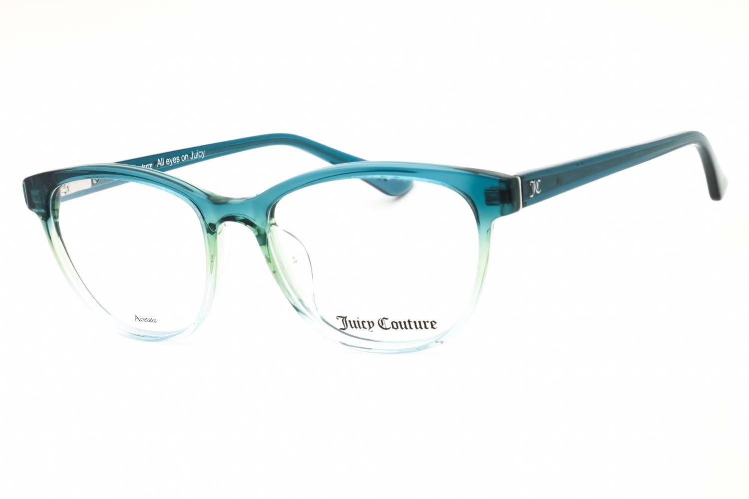 Juicy Couture JU 197 BLUE TEAL/Clear demo lens 0B7K 00 51X17X140