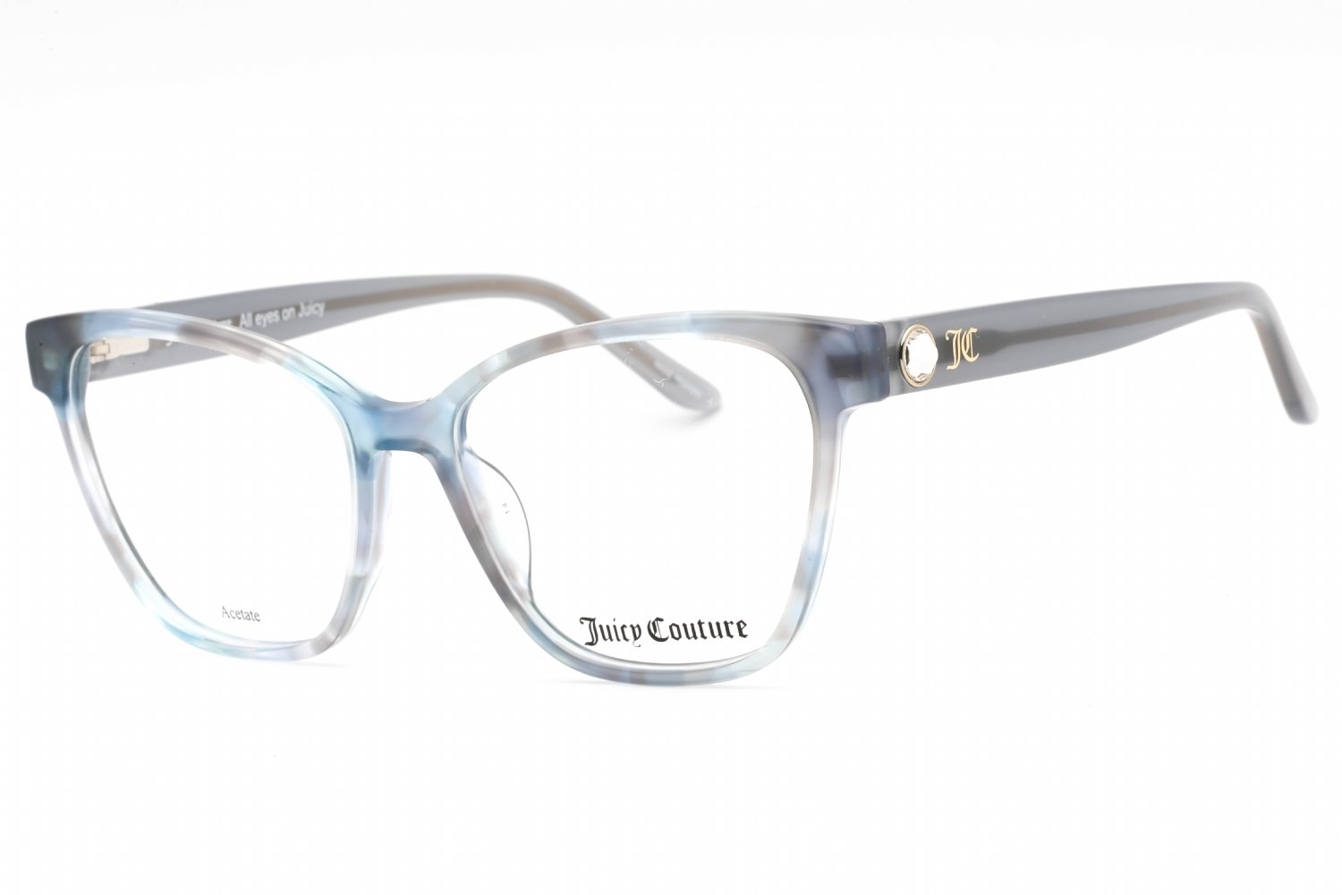 Juicy Couture JU 215 BLUE HAVANA / Clear demo lens 0JBW 00 52-16-140 MM