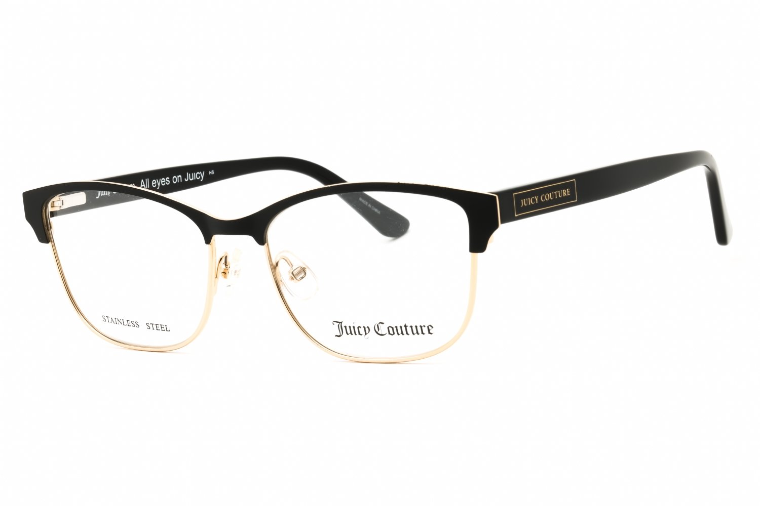 Juicy Couture JU 220 MATTE BLACK / Clear demo lens 0003 00 50X15X140