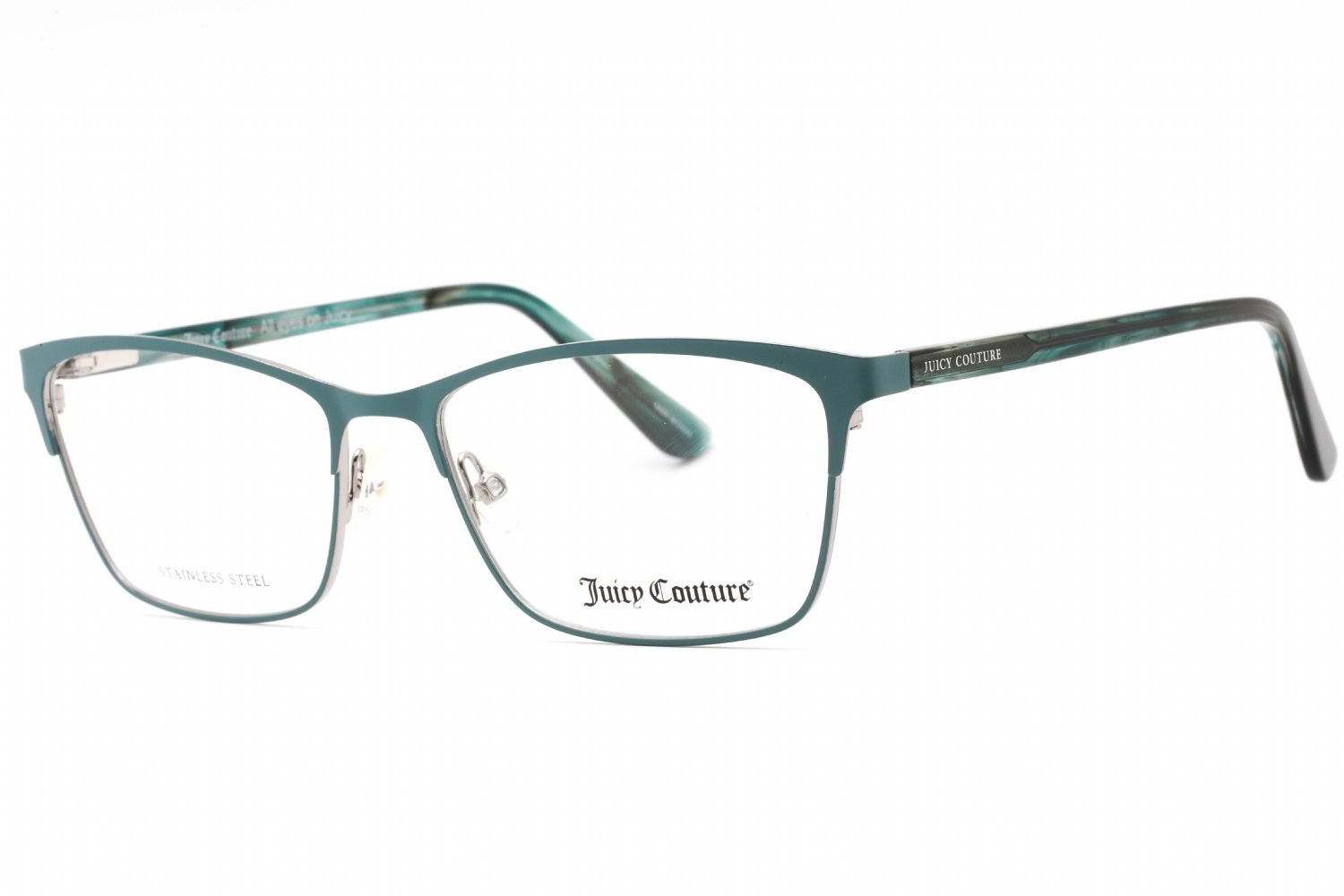 Juicy Couture JU 232 TEAL / Clear demo lens 0ZI9 00 55-16-140 MM