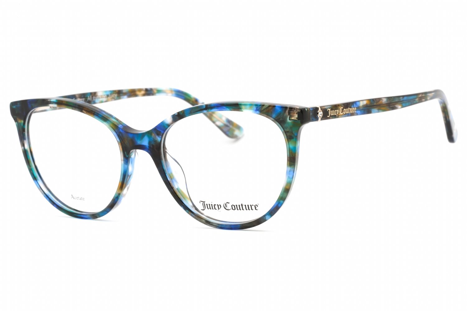Juicy Couture JU 235 BLUE HAVANA/Clear demo lens 0JBW 00 52-17-10 MM