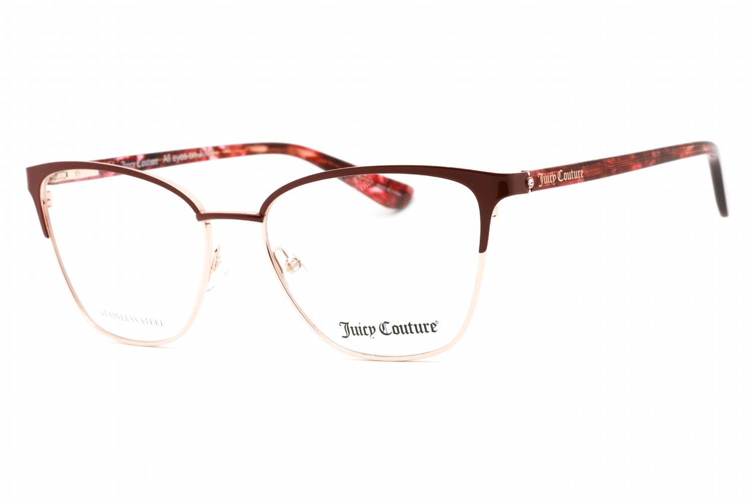 Juicy Couture JU 238/G BURGUNDY / Clear demo lens 0LHF 00 53-16-135 MM