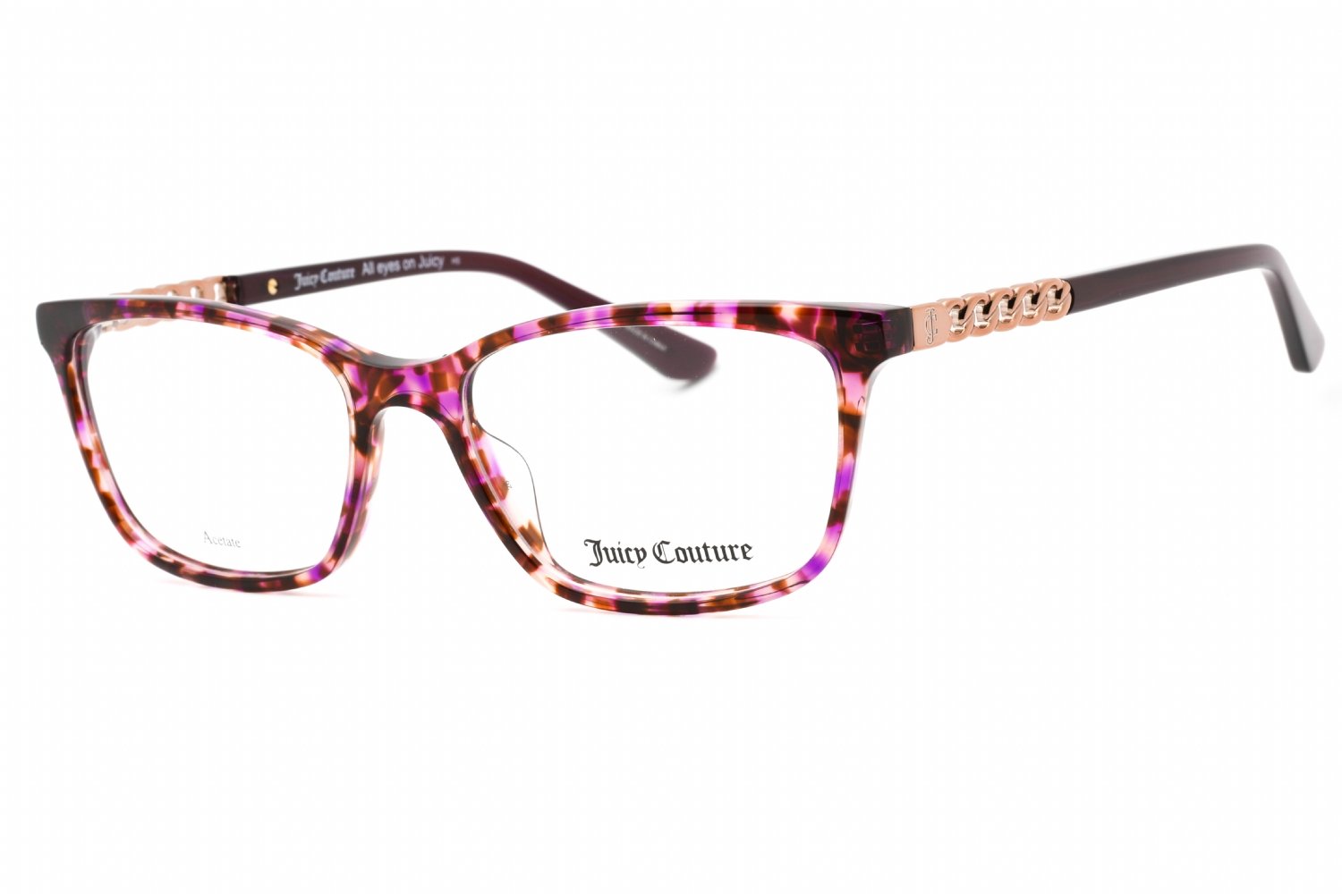 Juicy Couture JU 249 VIOLET HAVANA / Clear demo lens 0YJM 00 55-17-140 MM