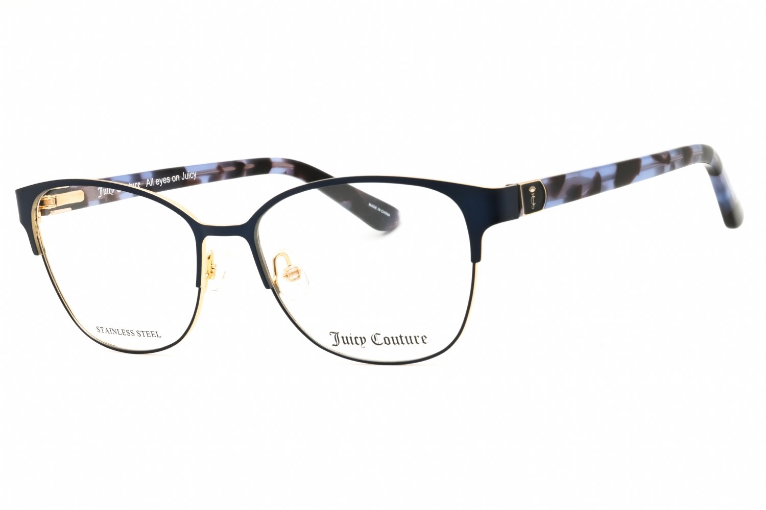 Juicy Couture JU 181 Blue Havana / clear demo lens 0U1F 00 53X15X135