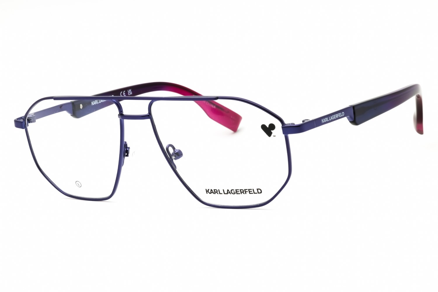KARL LAGERFELD KL353 DARK BLUE/Clear demo lens 404 56-15-140 MM
