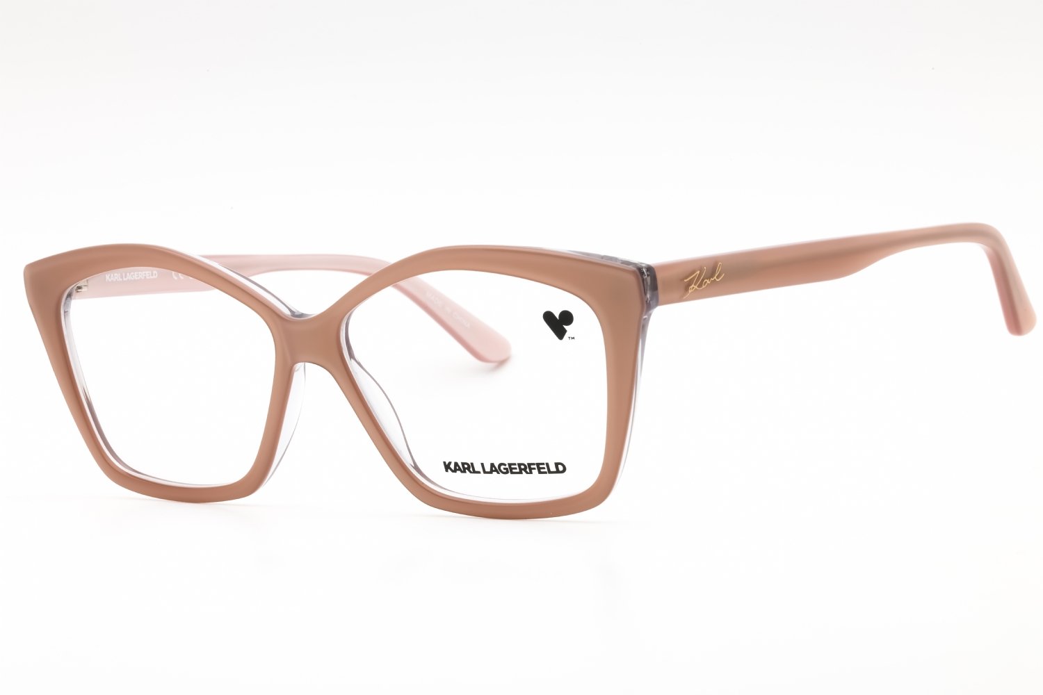 KARL LAGERFELD KL6064 CAMEL TRILAYER/Clear demo lens 241 54-13-140 MM