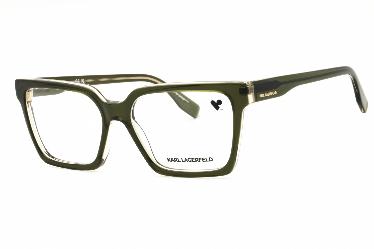 KARL LAGERFELD KL6097 KHAKI/CRYSTAL/clear demo lens 305 55-16-145 MM