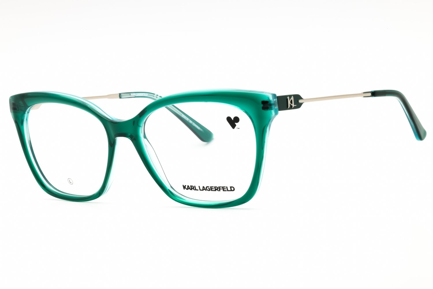 KARL LAGERFELD KL6108 GREEN/LIGHT GREEN/Clear demo lens 314 54-17-140 MM
