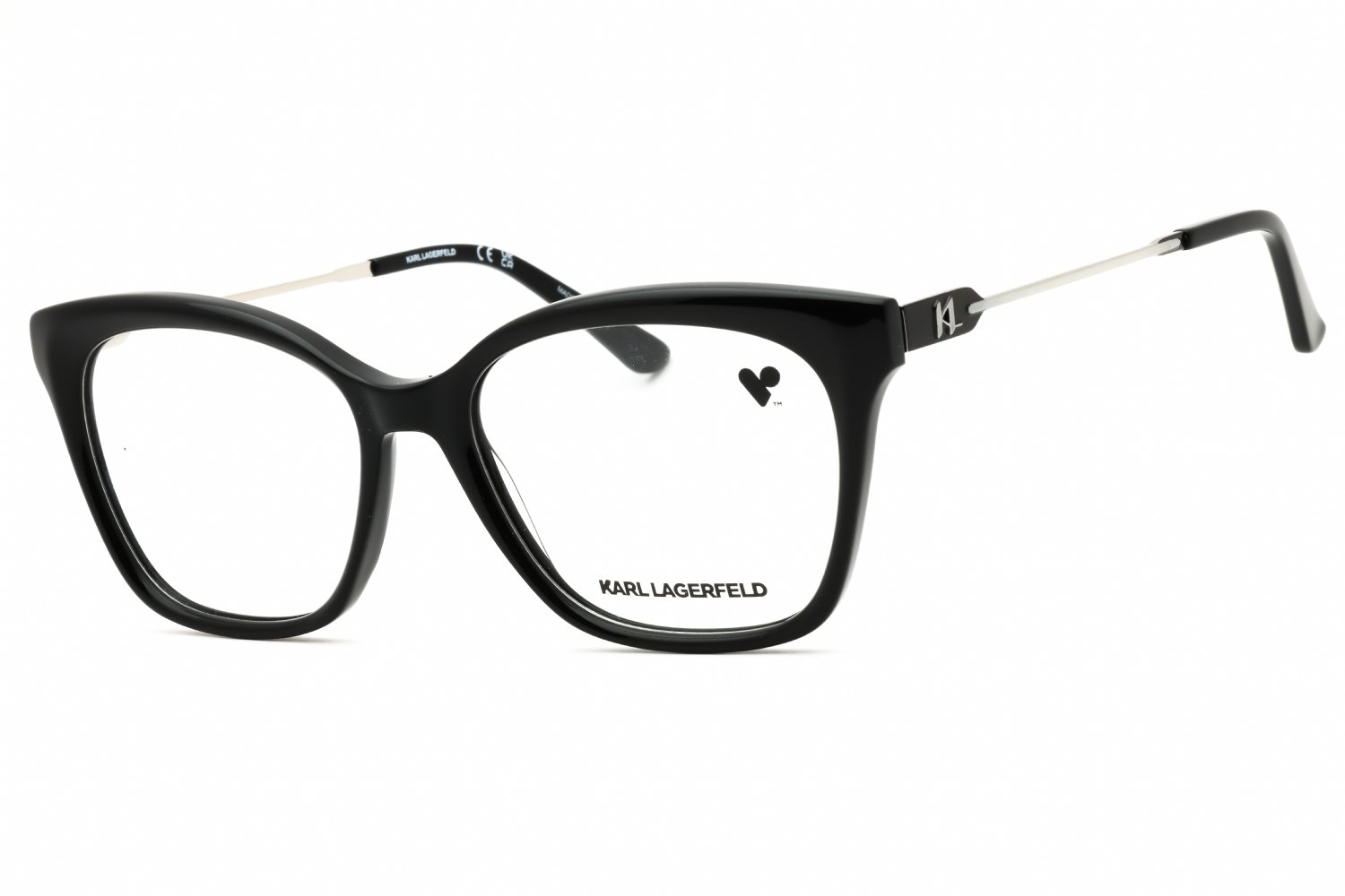 KARL LAGERFELD KL6108N BLACK/Clear demo lens 001 54-17-140 MM