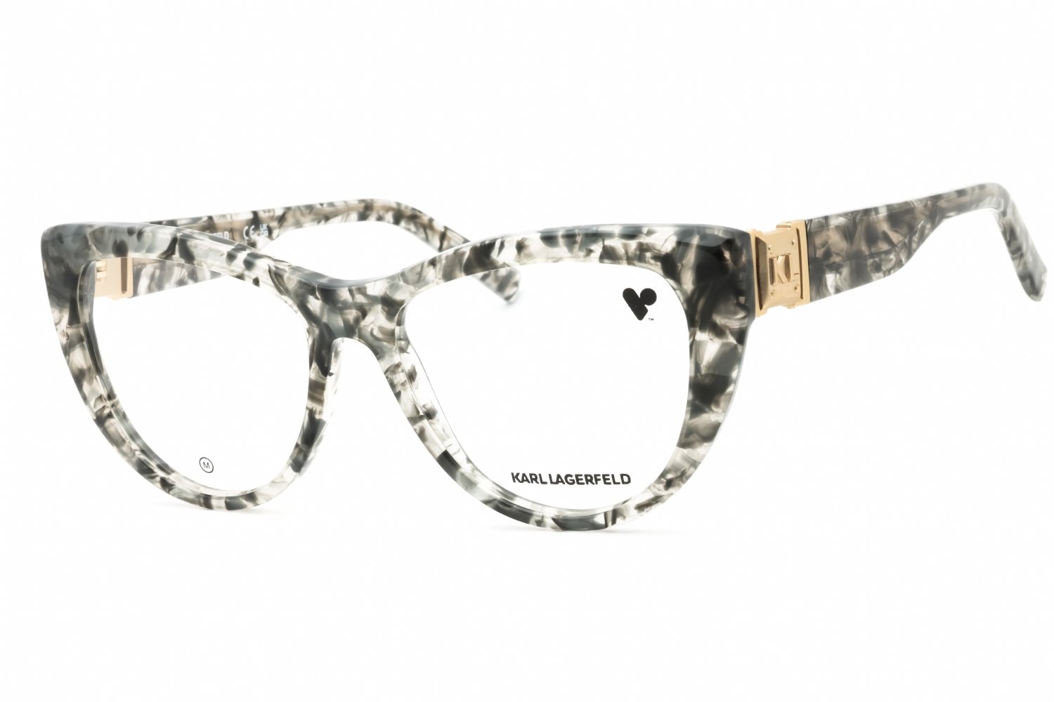 KARL LAGERFELD KL6133 TEXTURED GREY/Clear demo lens 062 54-16-140 MM